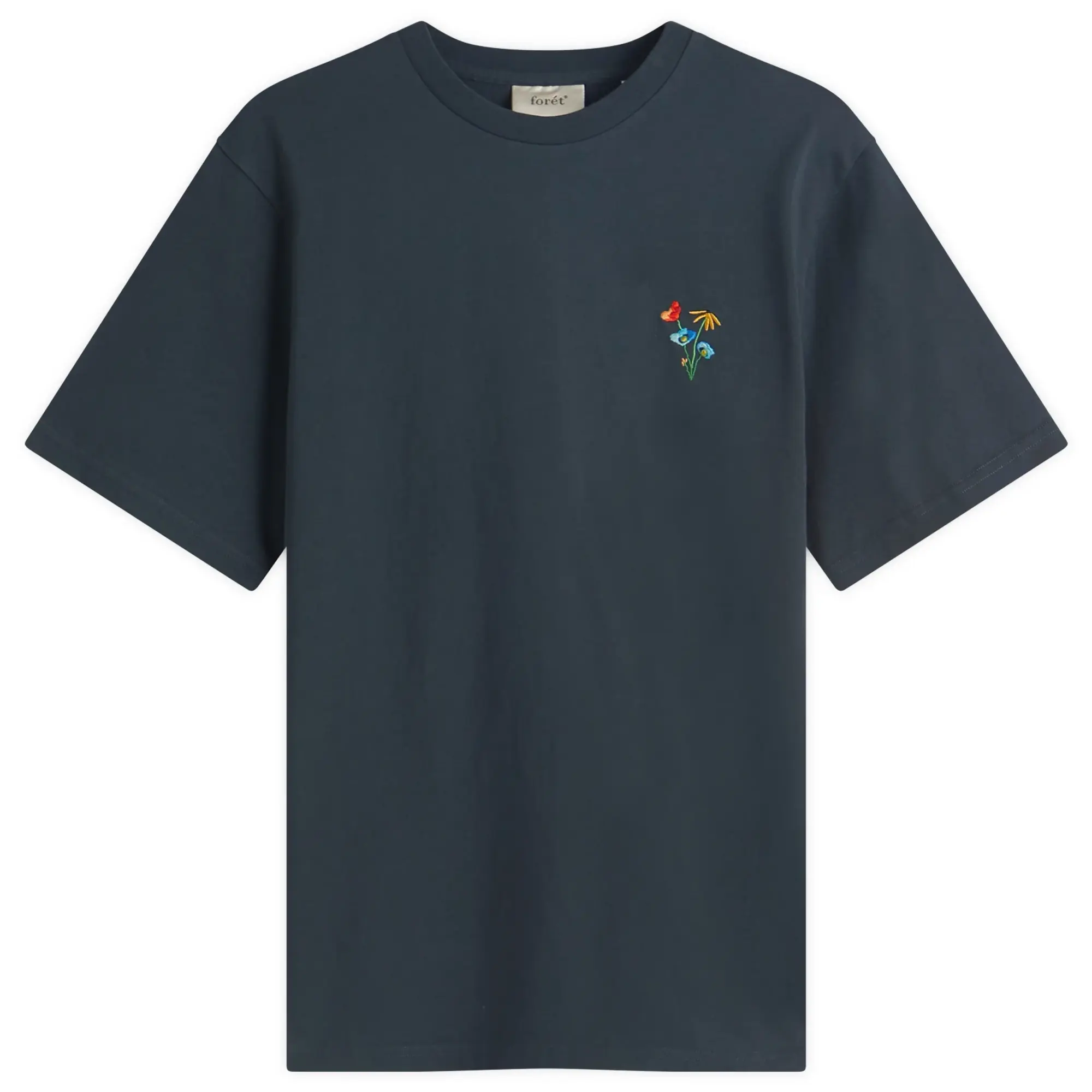 Foret Men's Element T-Shirt Navy Flower