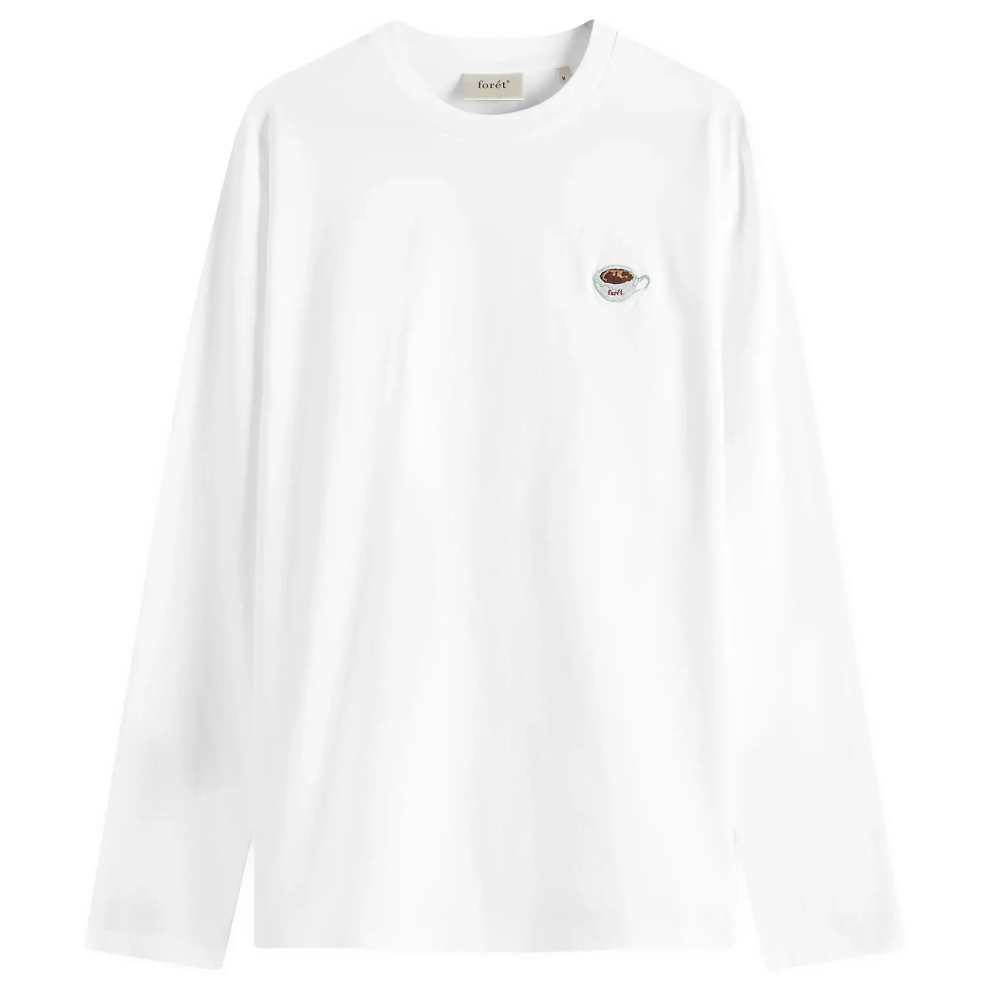 Foret Men's Relax Long Sleeve T-Shirt White
