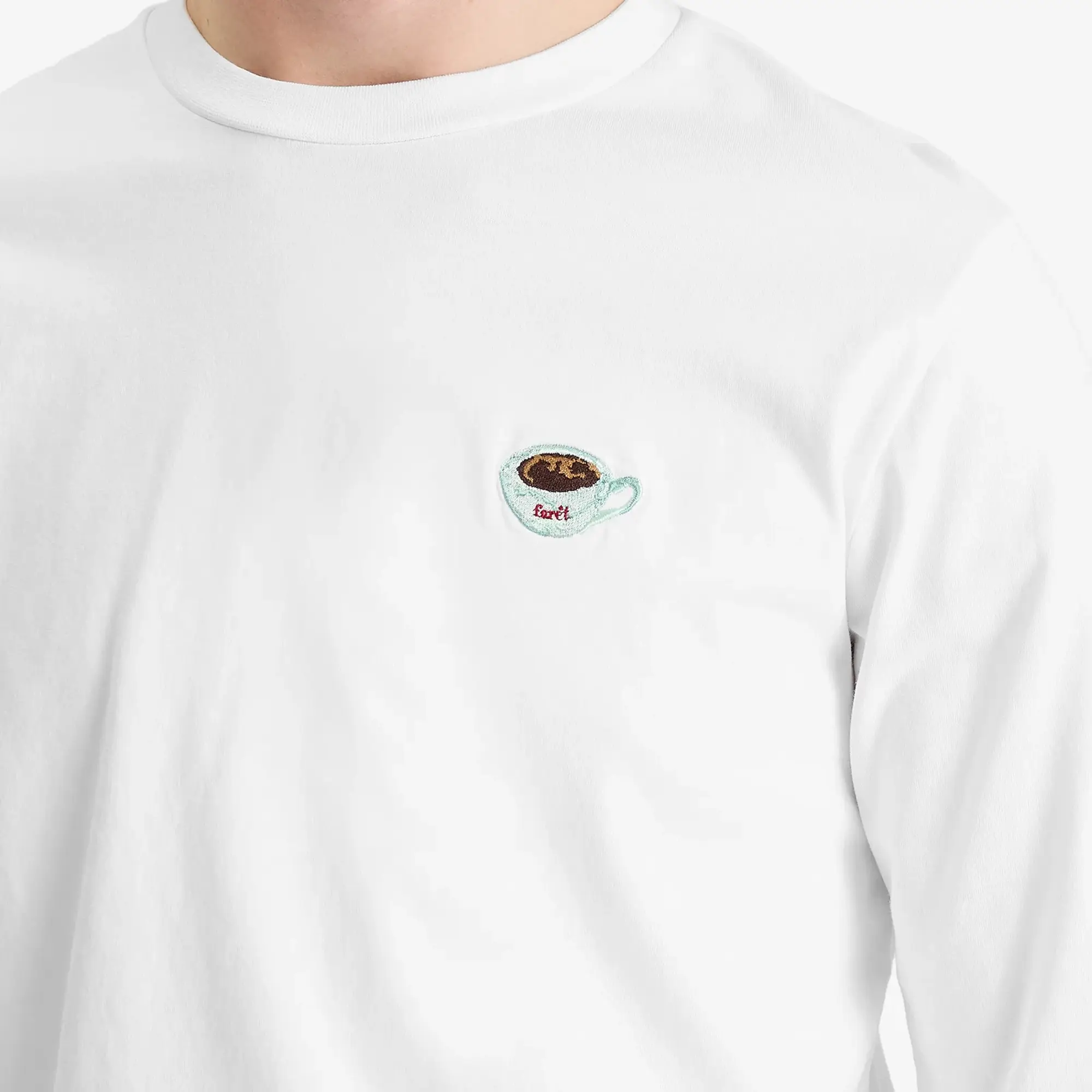 Foret Men's Relax Long Sleeve T-Shirt White