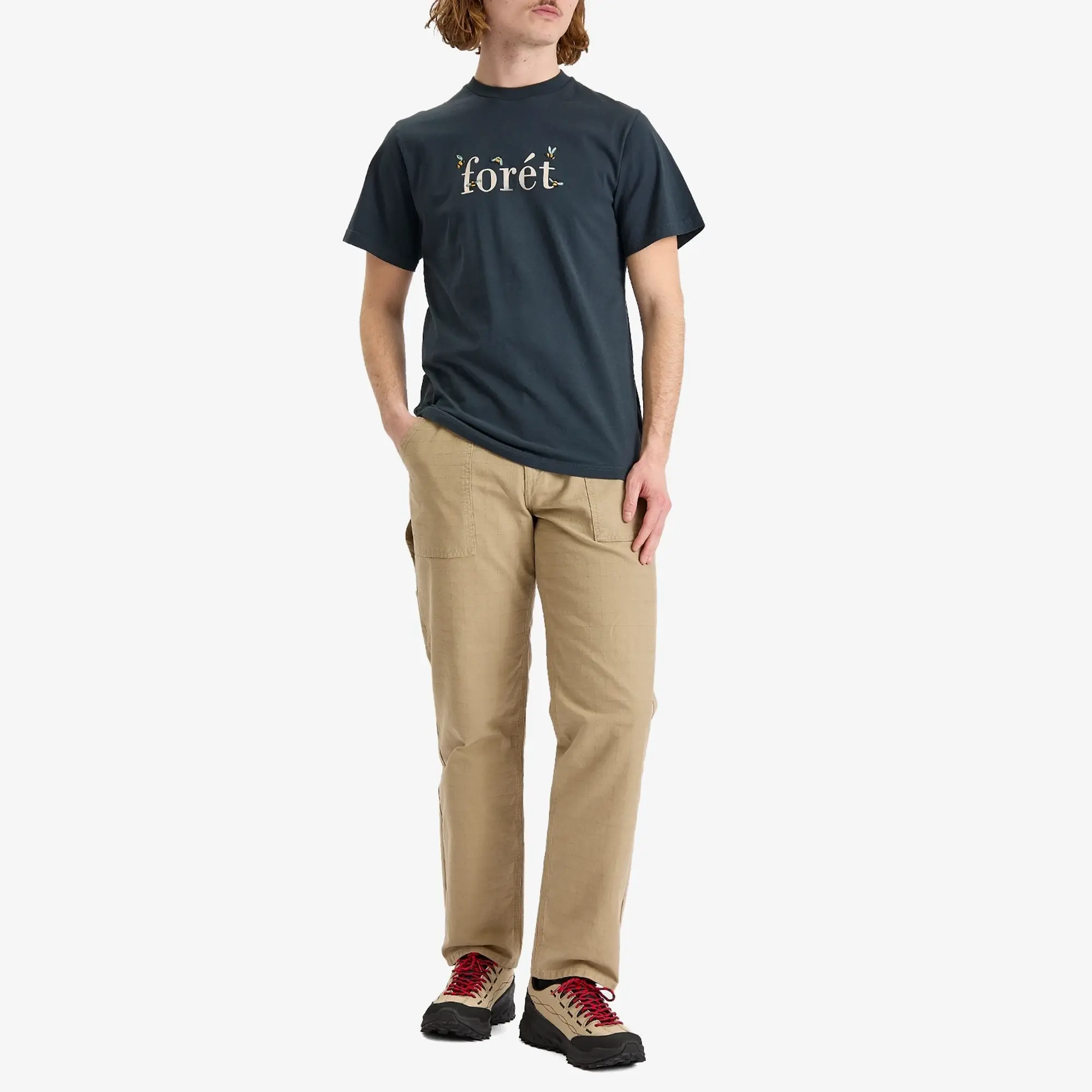 Foret Men's Amber Bee T-Shirt Navy