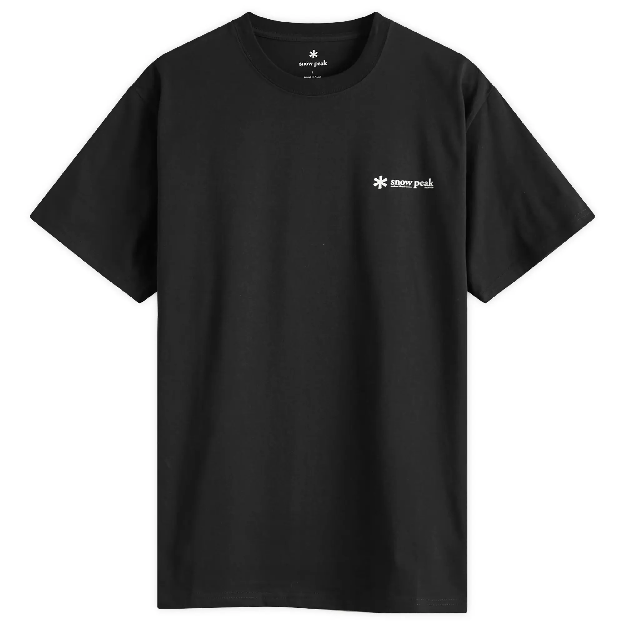 Snow Peak Men's Snow Peak Men's Logo T-Shirt Black