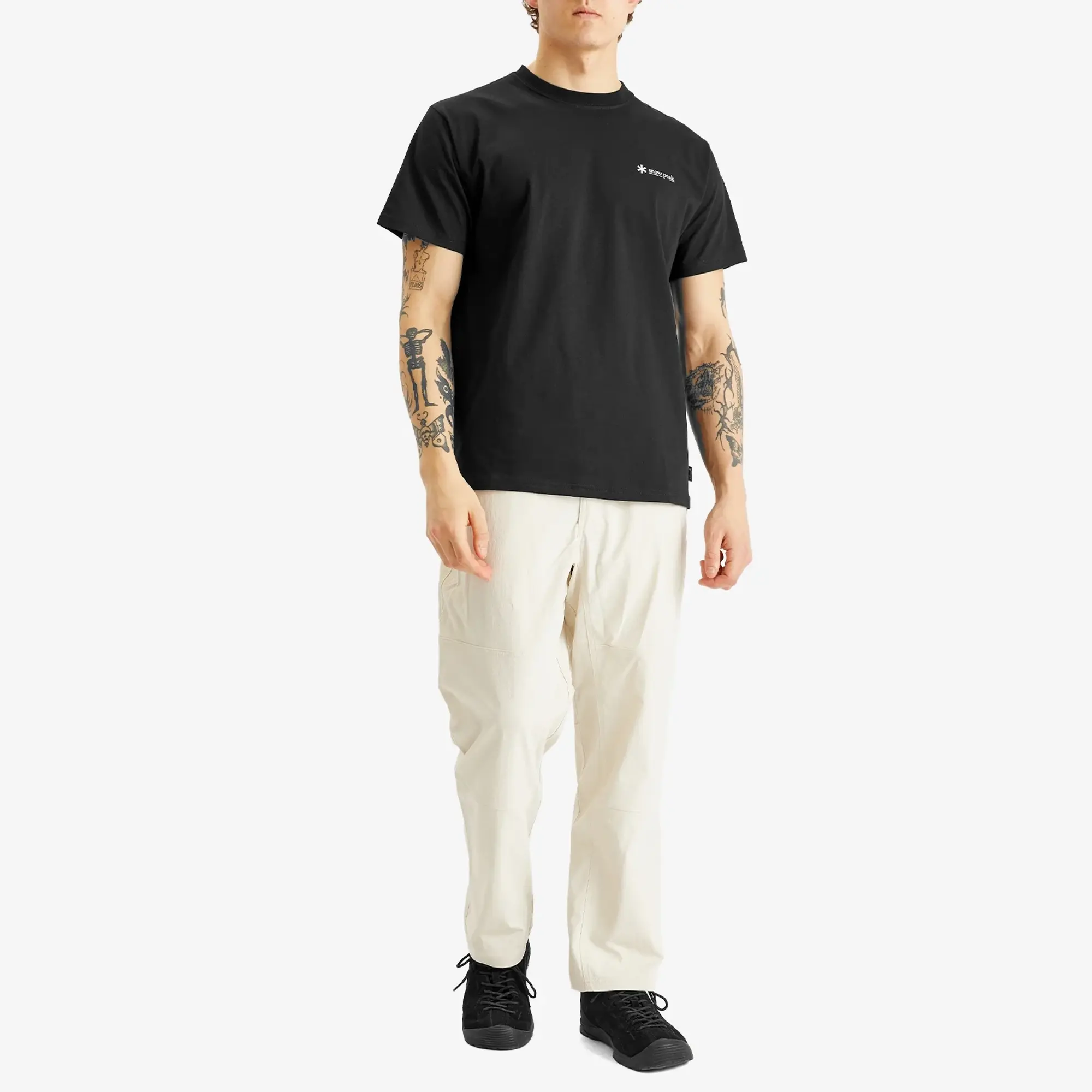 Snow Peak Men's Snow Peak Men's Logo T-Shirt Black