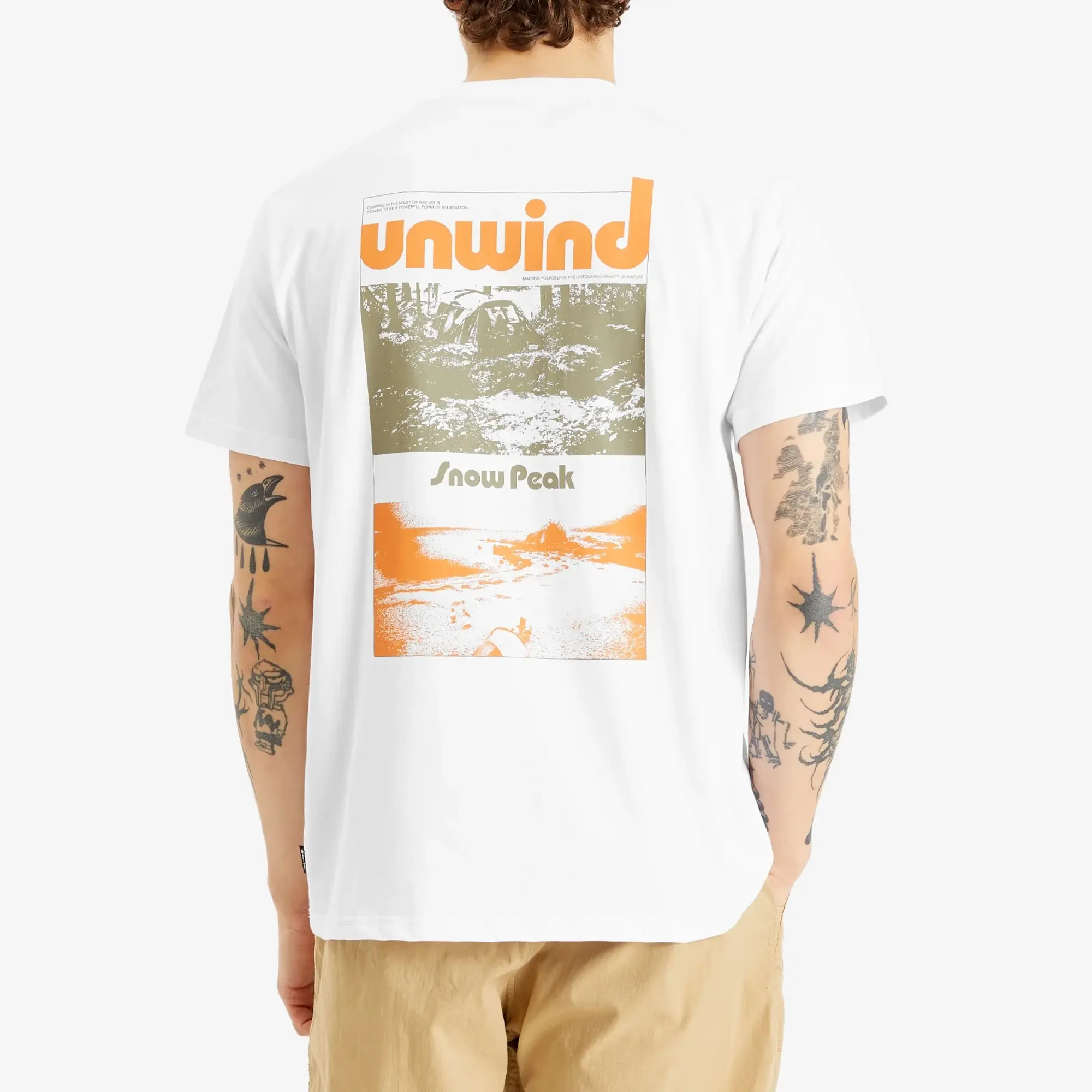 Snow Peak Men's Unwind T-Shirt White