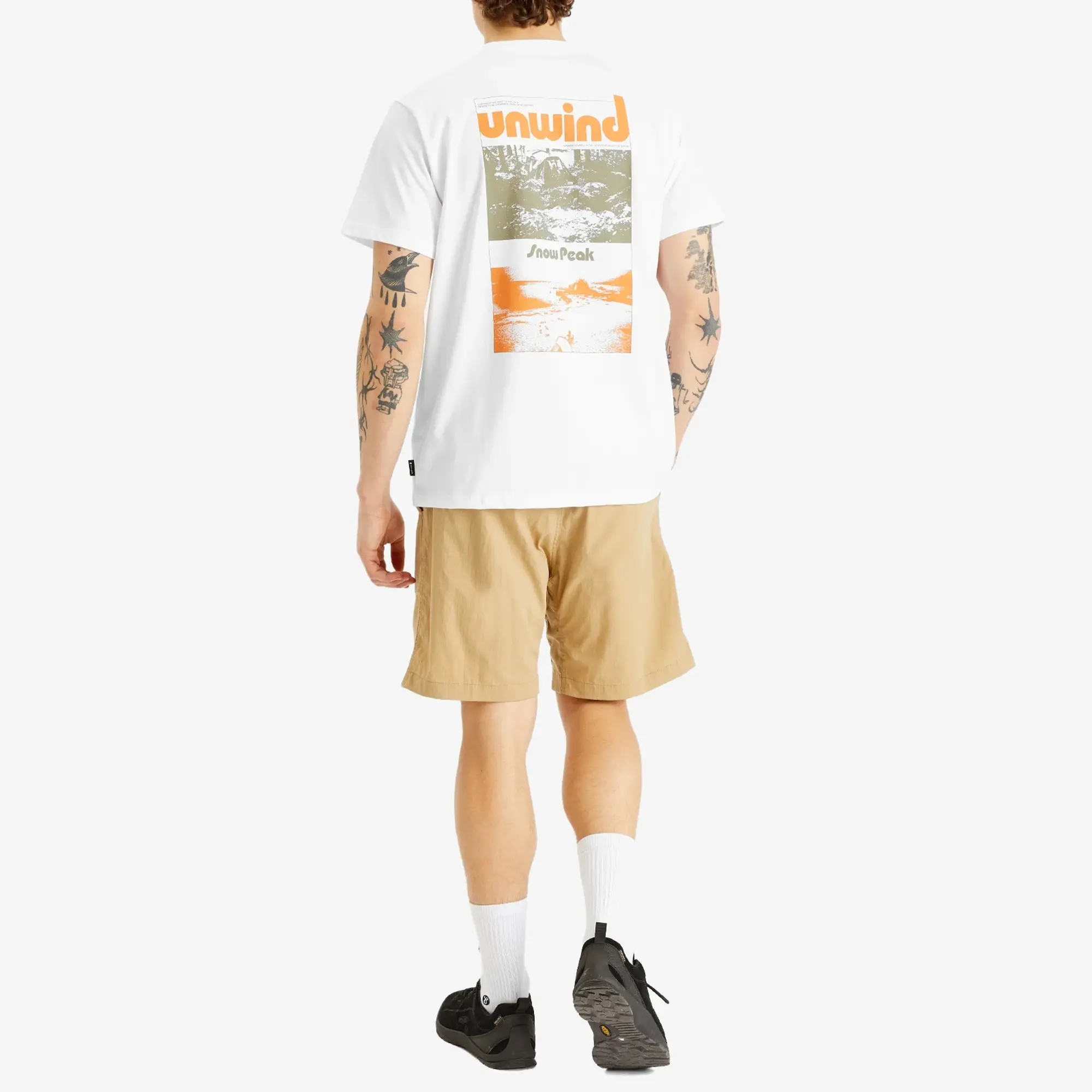 Snow Peak Men's Unwind T-Shirt White