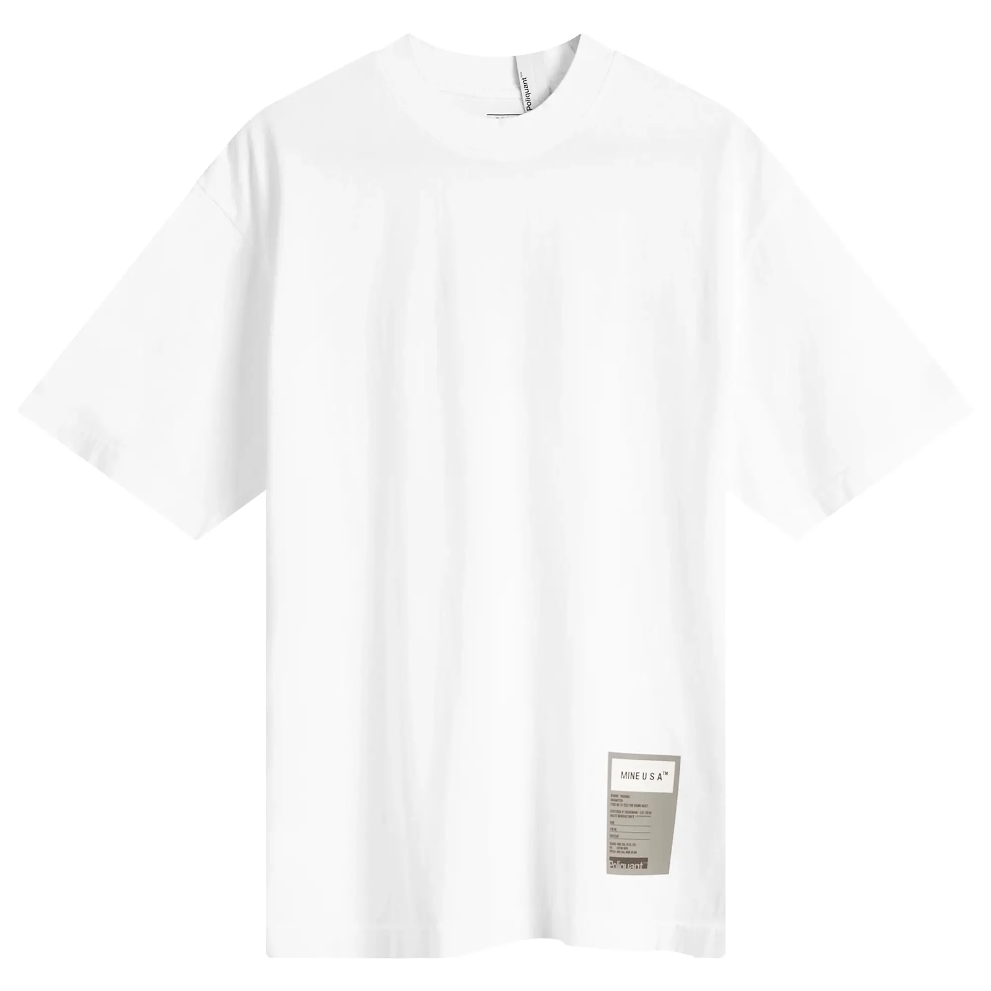 Poliquant Men's Mine T-Shirt White