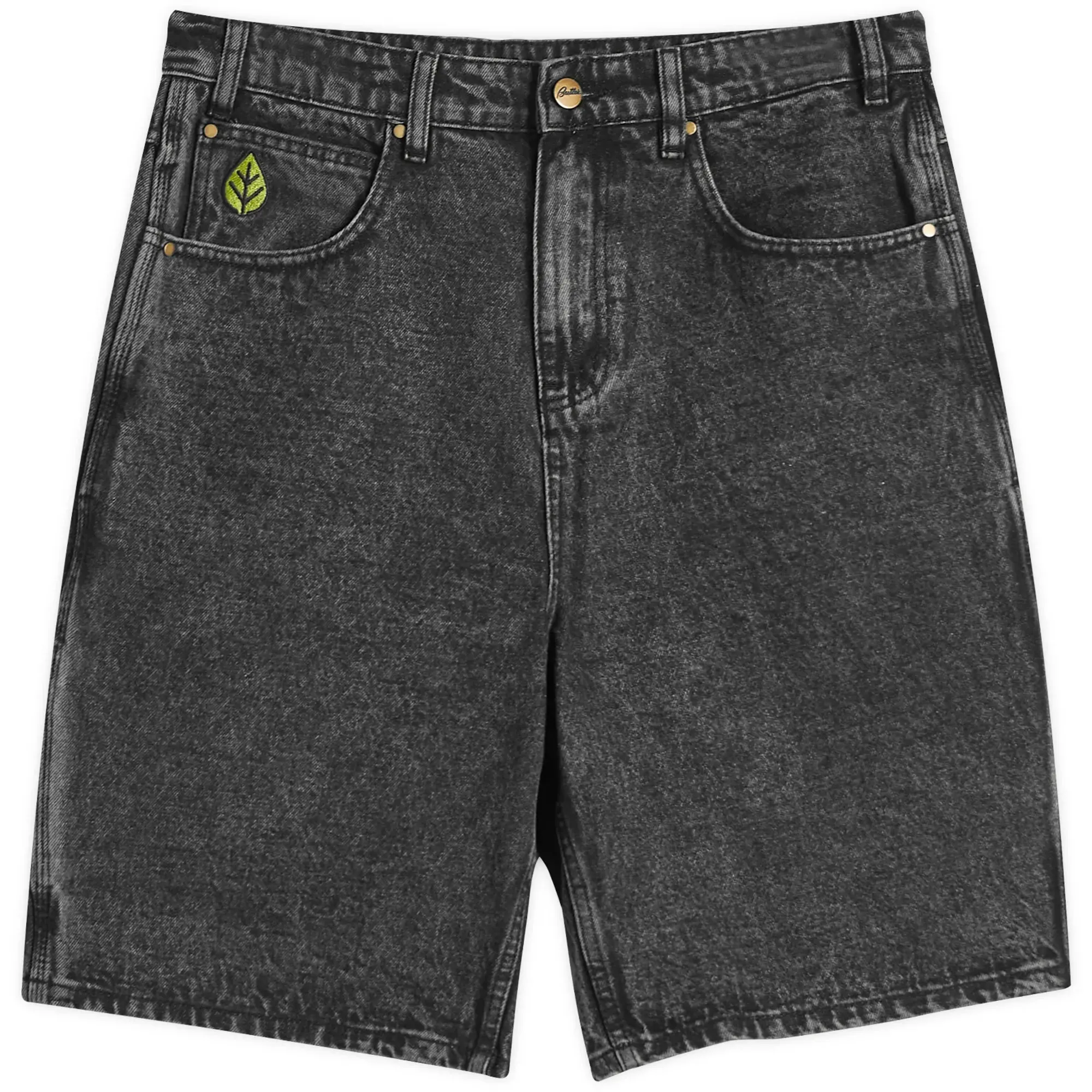 Butter Goods Men's Weathergear Denim Shorts Faded Black
