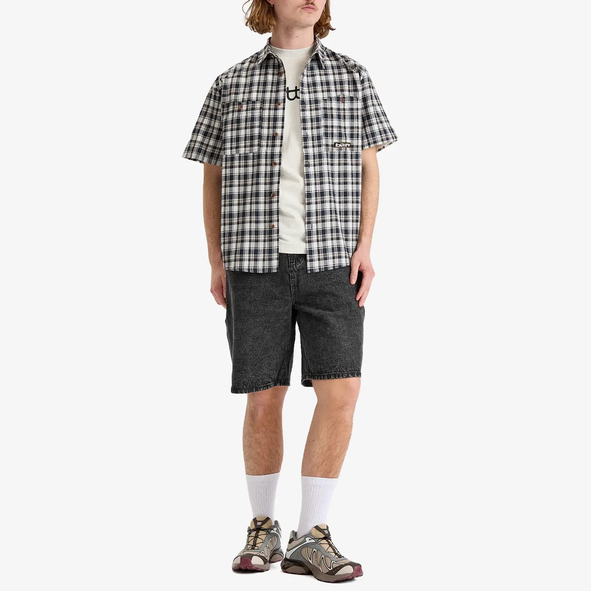 Butter Goods Men's Weathergear Denim Shorts Faded Black