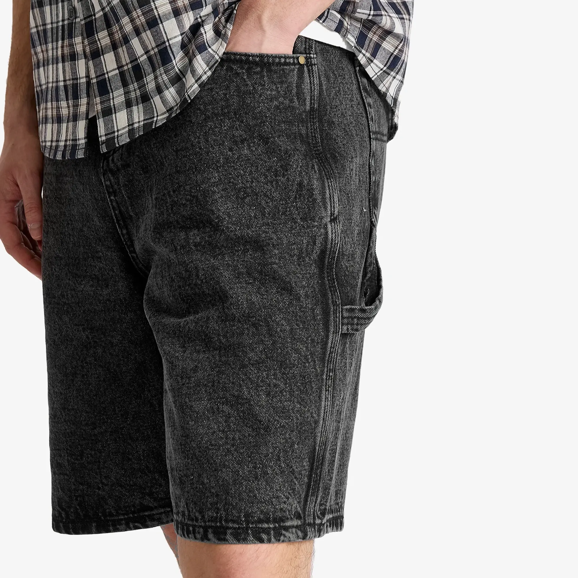 Butter Goods Men's Weathergear Denim Shorts Faded Black