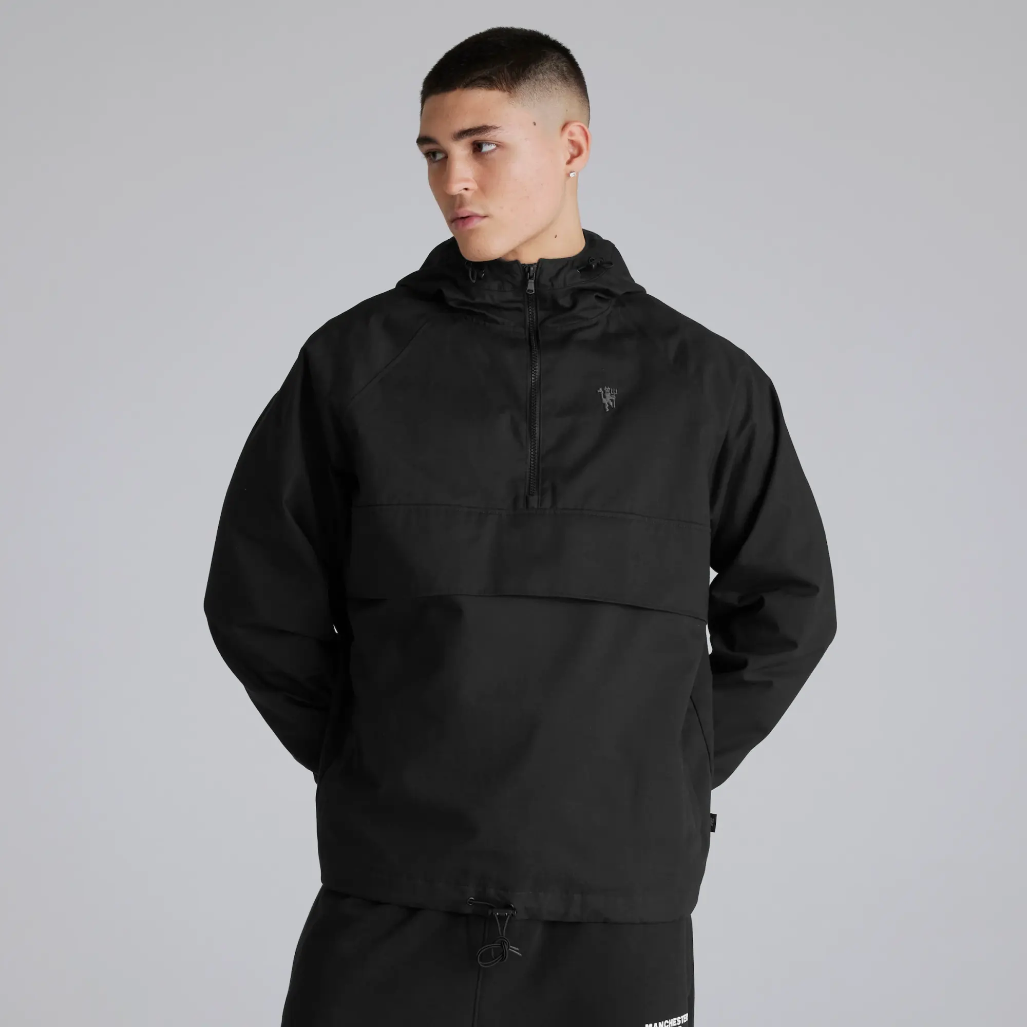 RAW Manchester United Mens Anorak Jacket Black