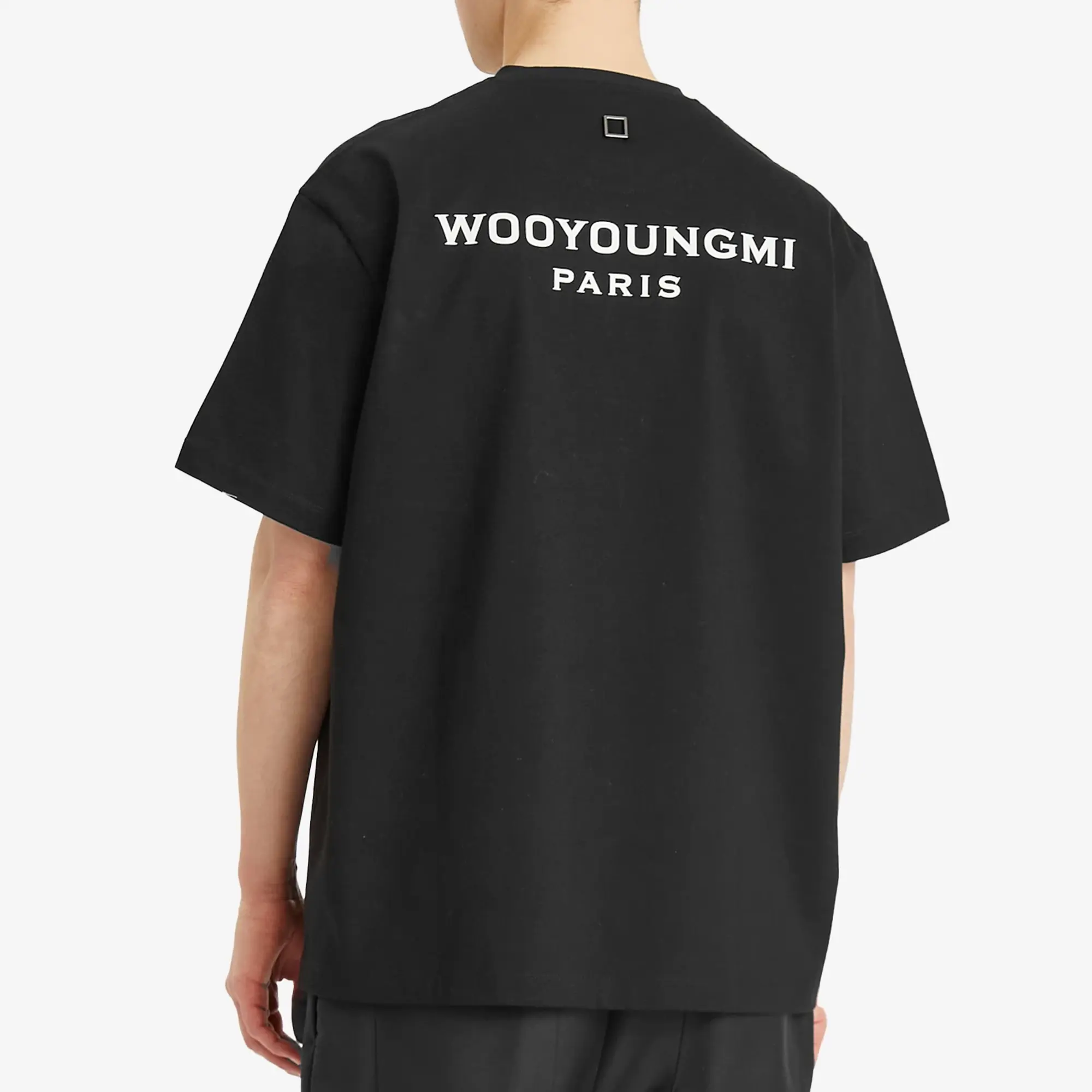 Wooyoungmi Men's Back Logo T-Shirt Black