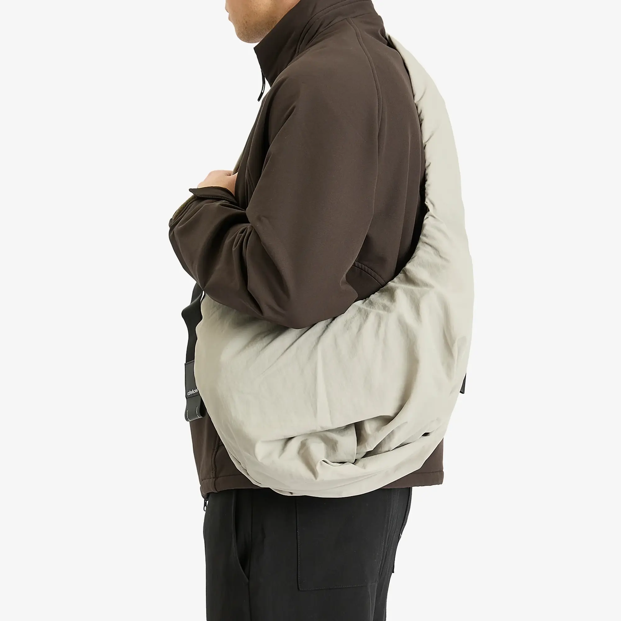 Cote&Ciel Hyco S Smooth Cross Body Bag Light Grey