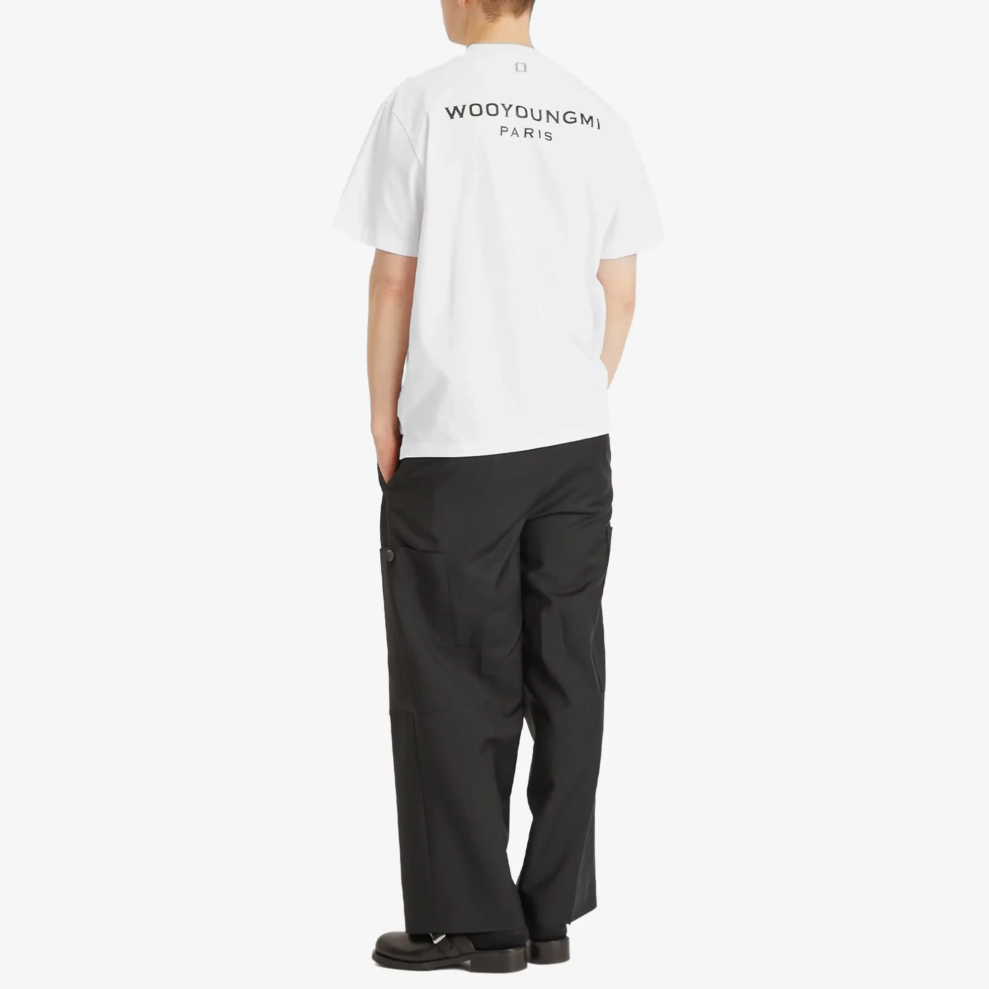 Wooyoungmi Men's Back Logo T-Shirt White