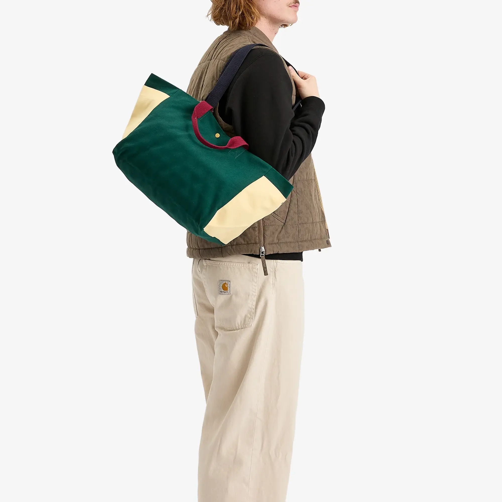 HAY Weekend Bag - Small Dark Green Multi