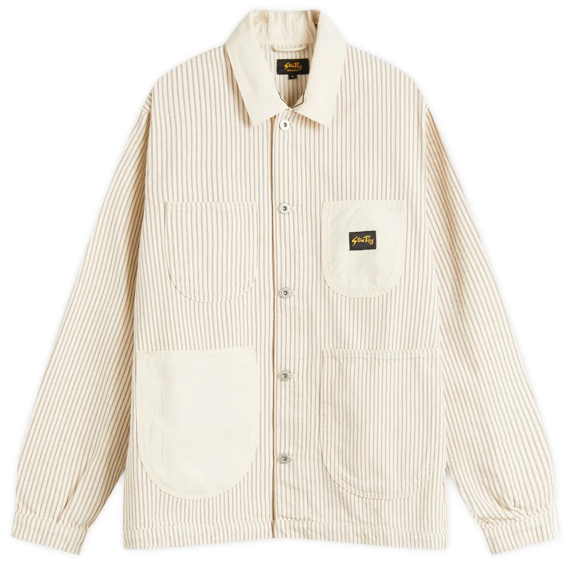 Stan Ray Men's Coverall Jacket Hickory Mix