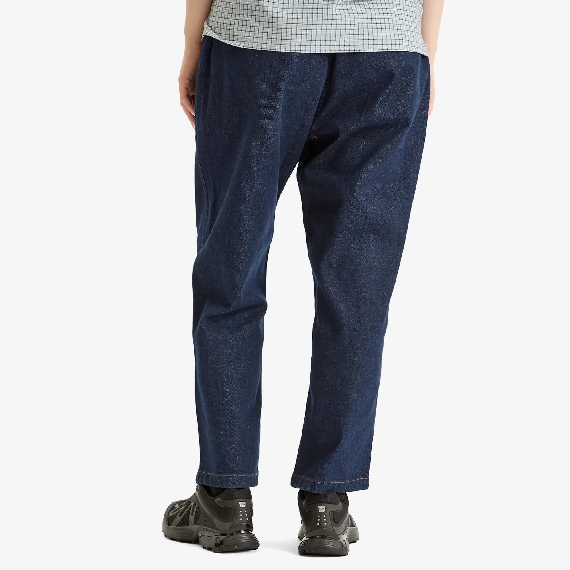 Gramicci Women's Stretch Denim Loose Tapered Pants One Wash