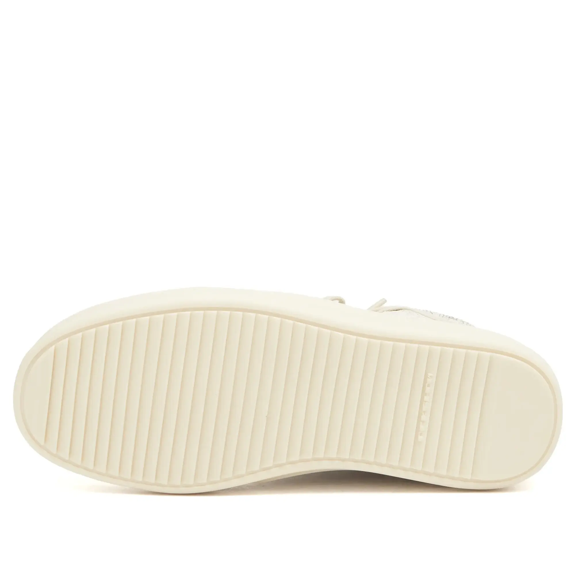 Rick Owens DRKSHDW Women's Denim Leather Sneakers Milk