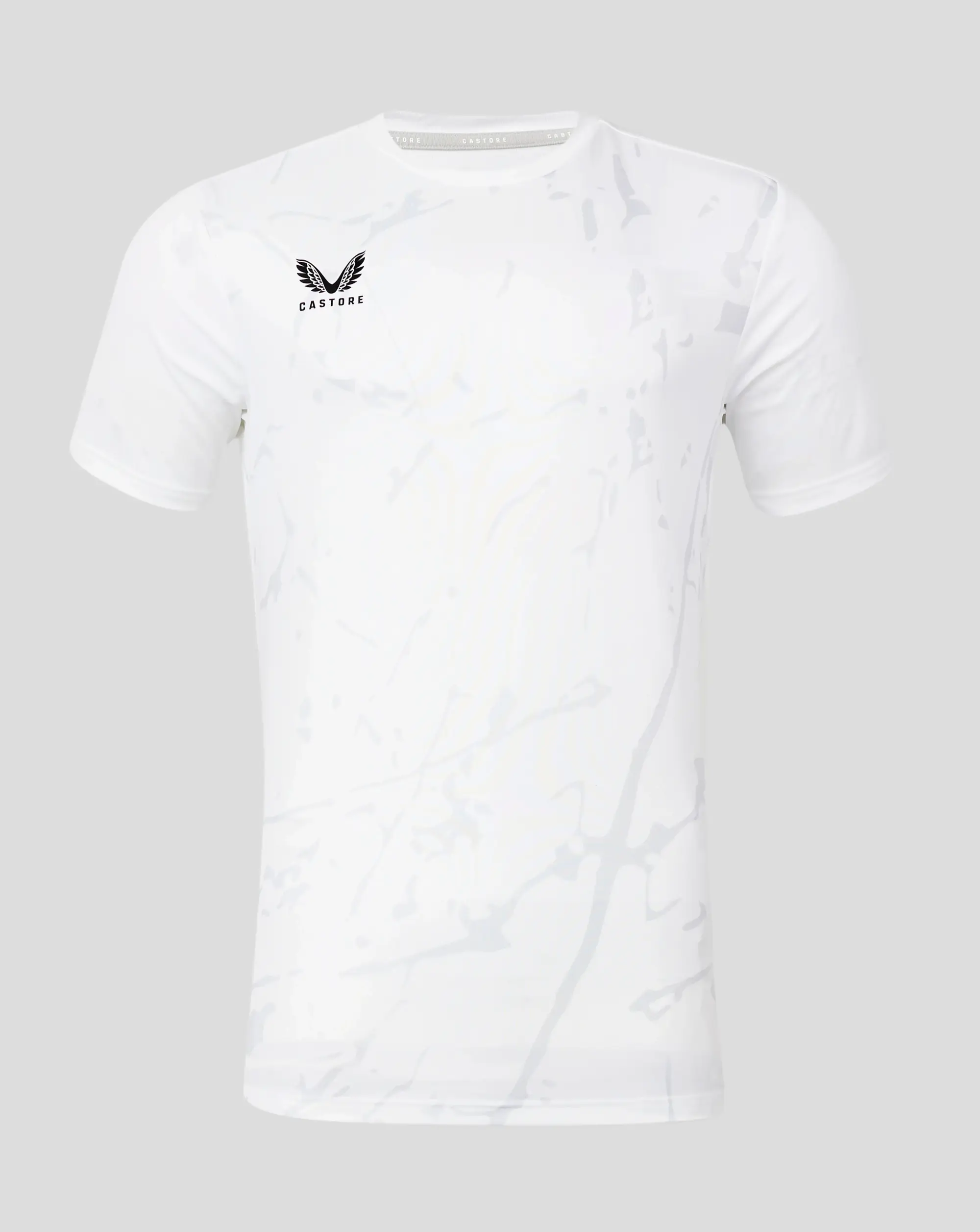 Castore Short Sleeve Marble Printed T-shirt - Peacoat