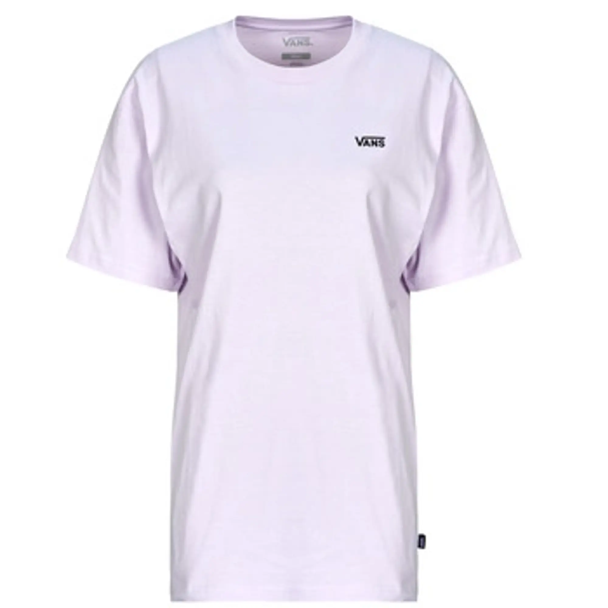 Vans  LEFT CHEST LOGO TEE EM  women's T shirt in Purple