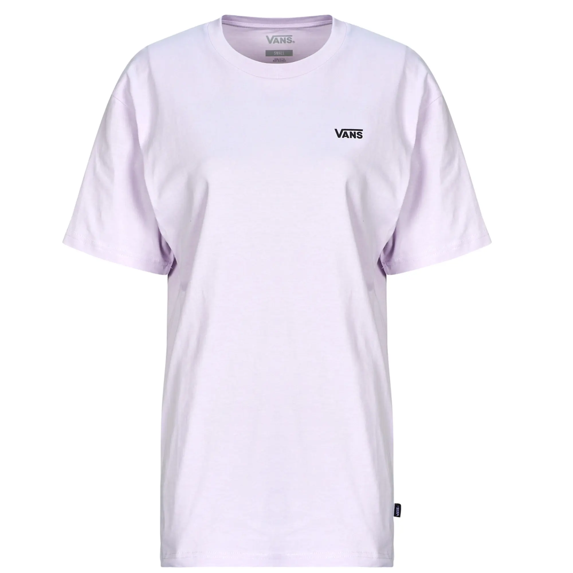 Vans  LEFT CHEST LOGO TEE EM  women's T shirt in Purple