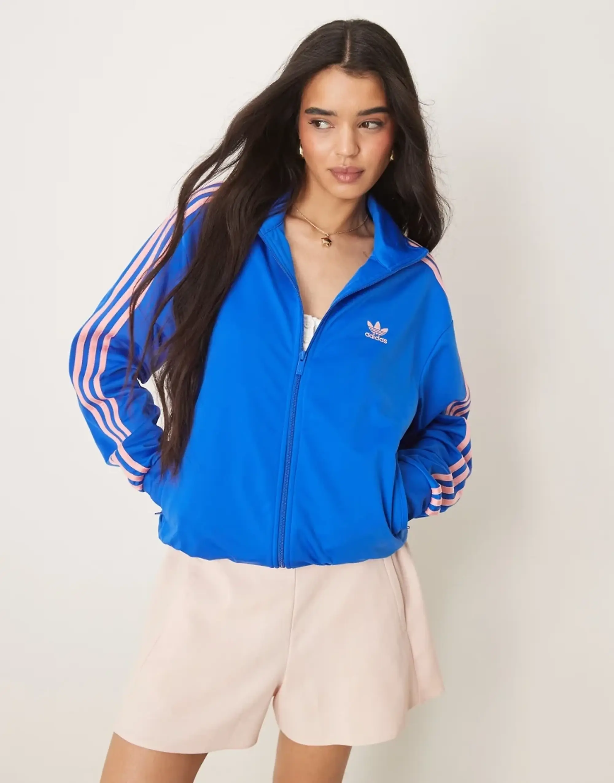 Adidas Originals Firebird Track Top In Blue