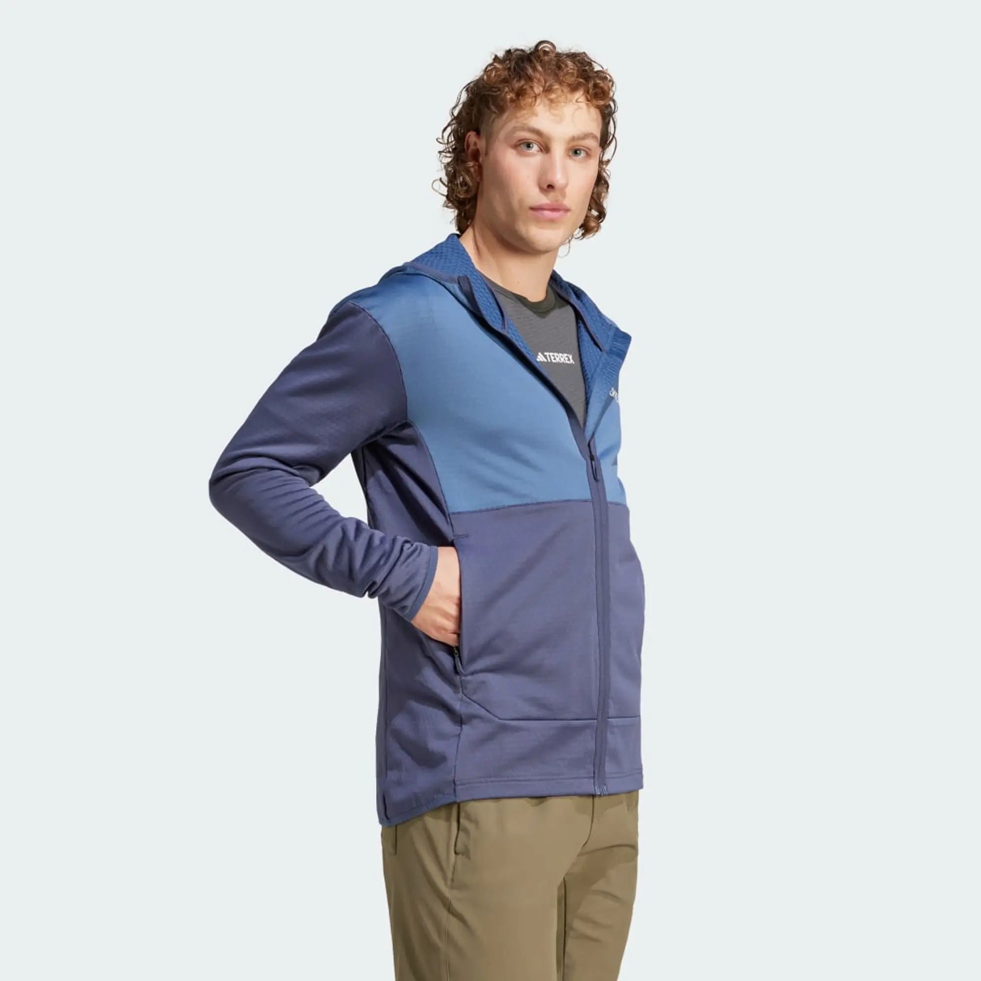 adidas TERREX XPERIOR LIGHT FLEECE HOODED JACKET