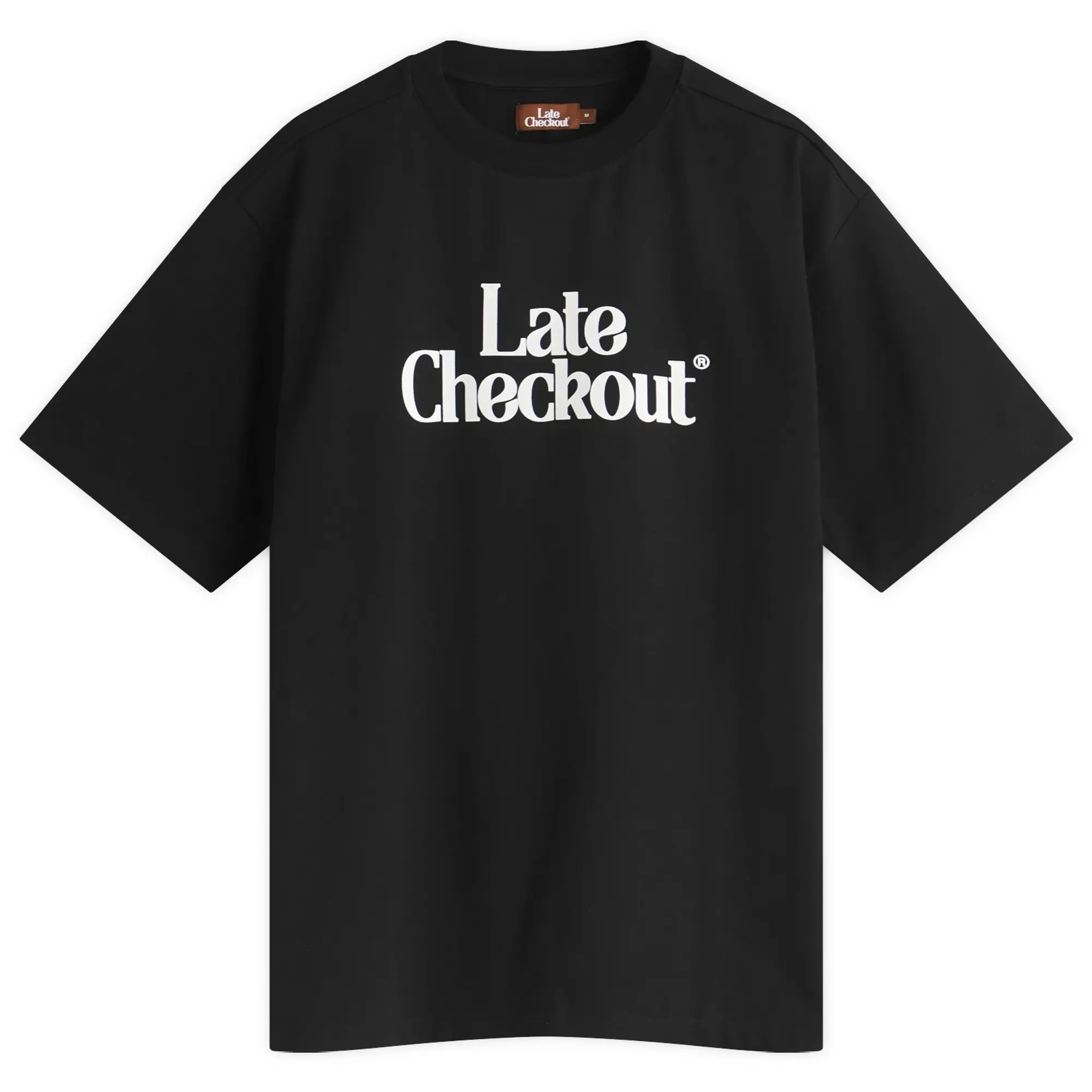 Late Checkout Men's Logo T-Shirt Black