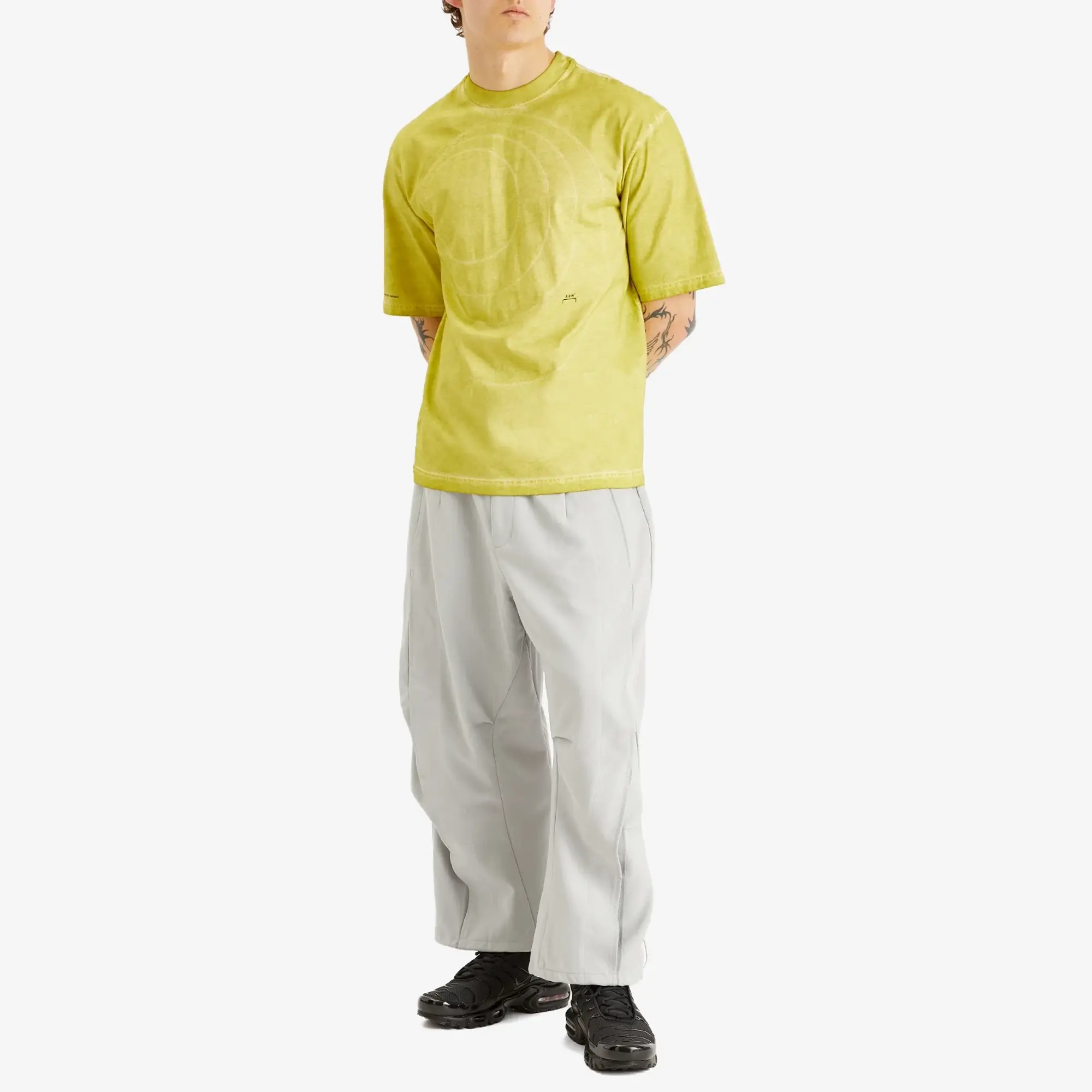 A-COLD-WALL* Men's Frequency T-Shirt Yellow Citronelle