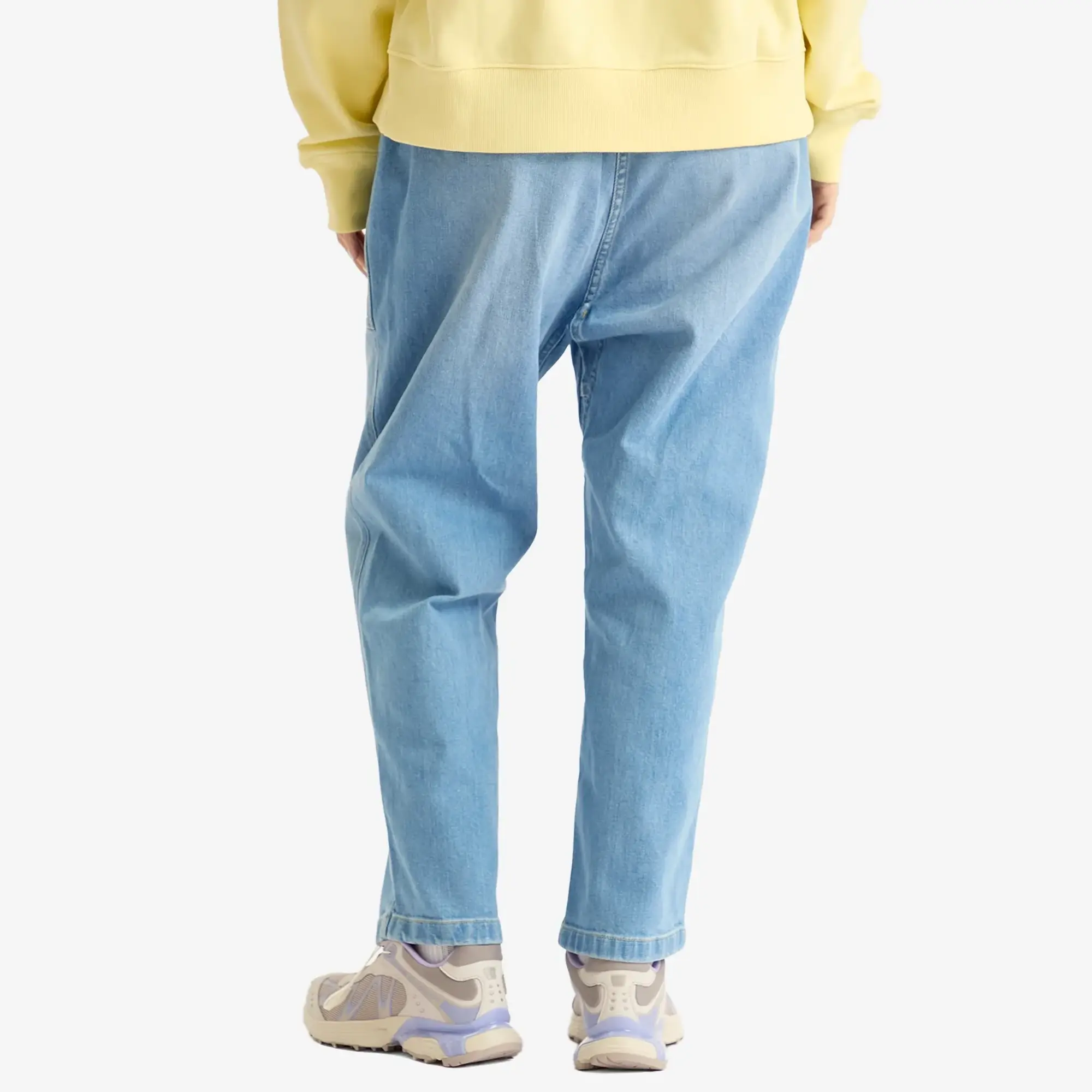 Gramicci Women's Stretch Denim Loose Tapered Pants Medium
