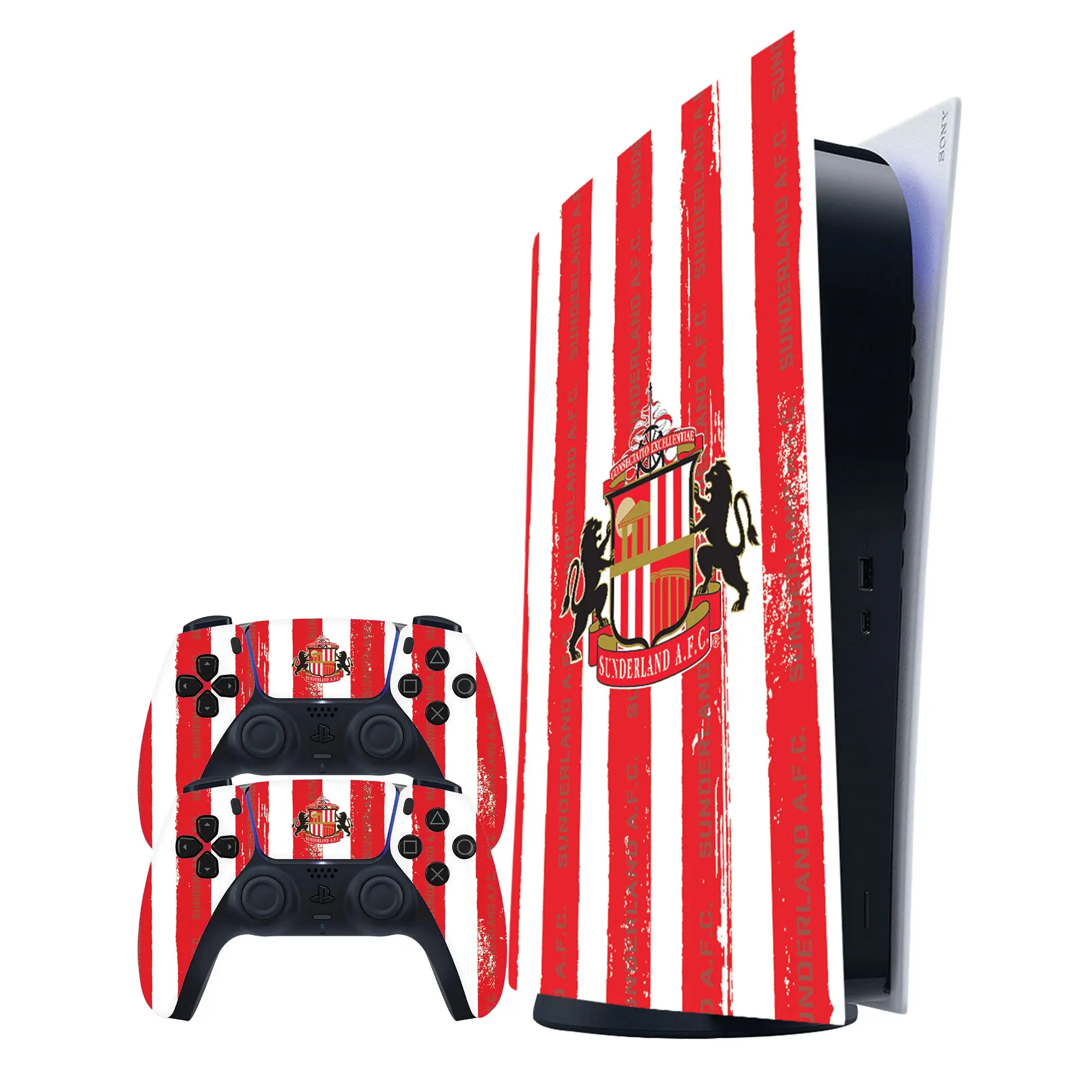 Fanatics Unlabeled Sunderland Ps5 Games Controller Skin Set