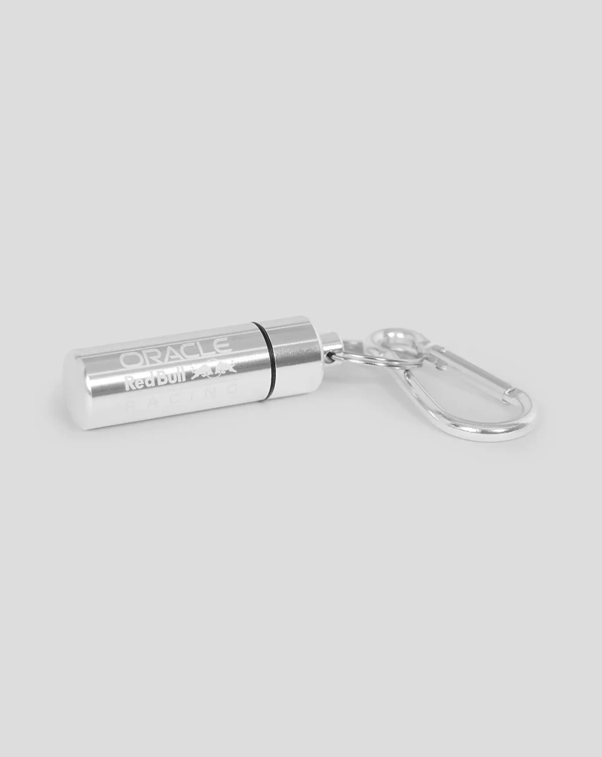 Castore Oracle Red Bull Racing Ear Plug Canister Keyring & Earplugs - Silver