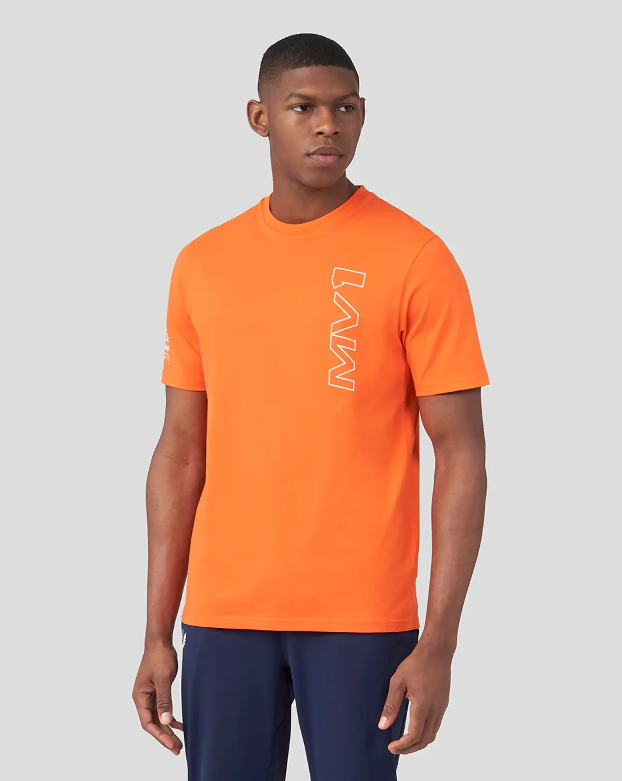 Castore Oracle Red Bull Racing Unisex Driver Max Verstappen T-shirt - Exotic Orange