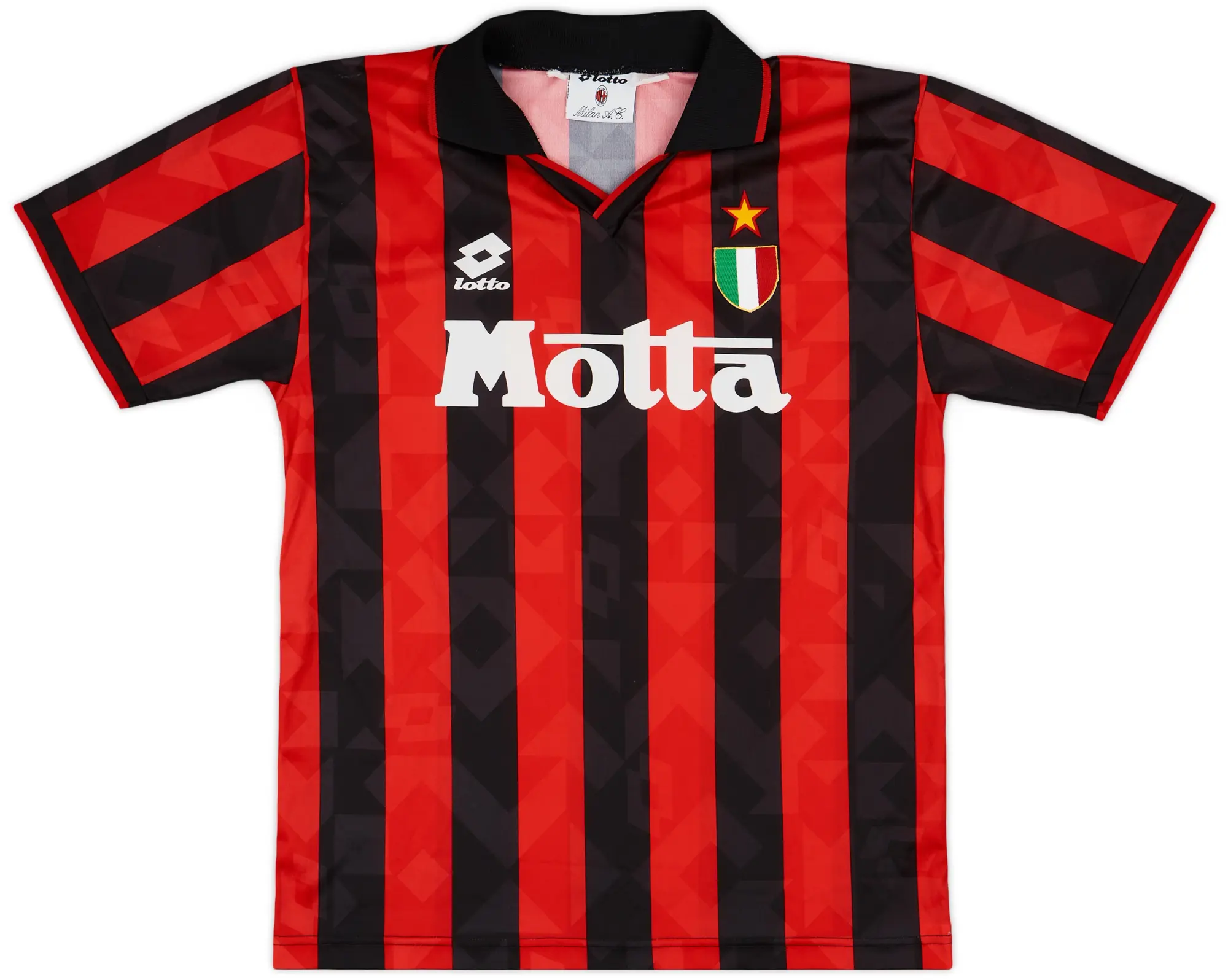 Lotto 1993-94 AC Milan Home Shirt - 9/10 - (M)