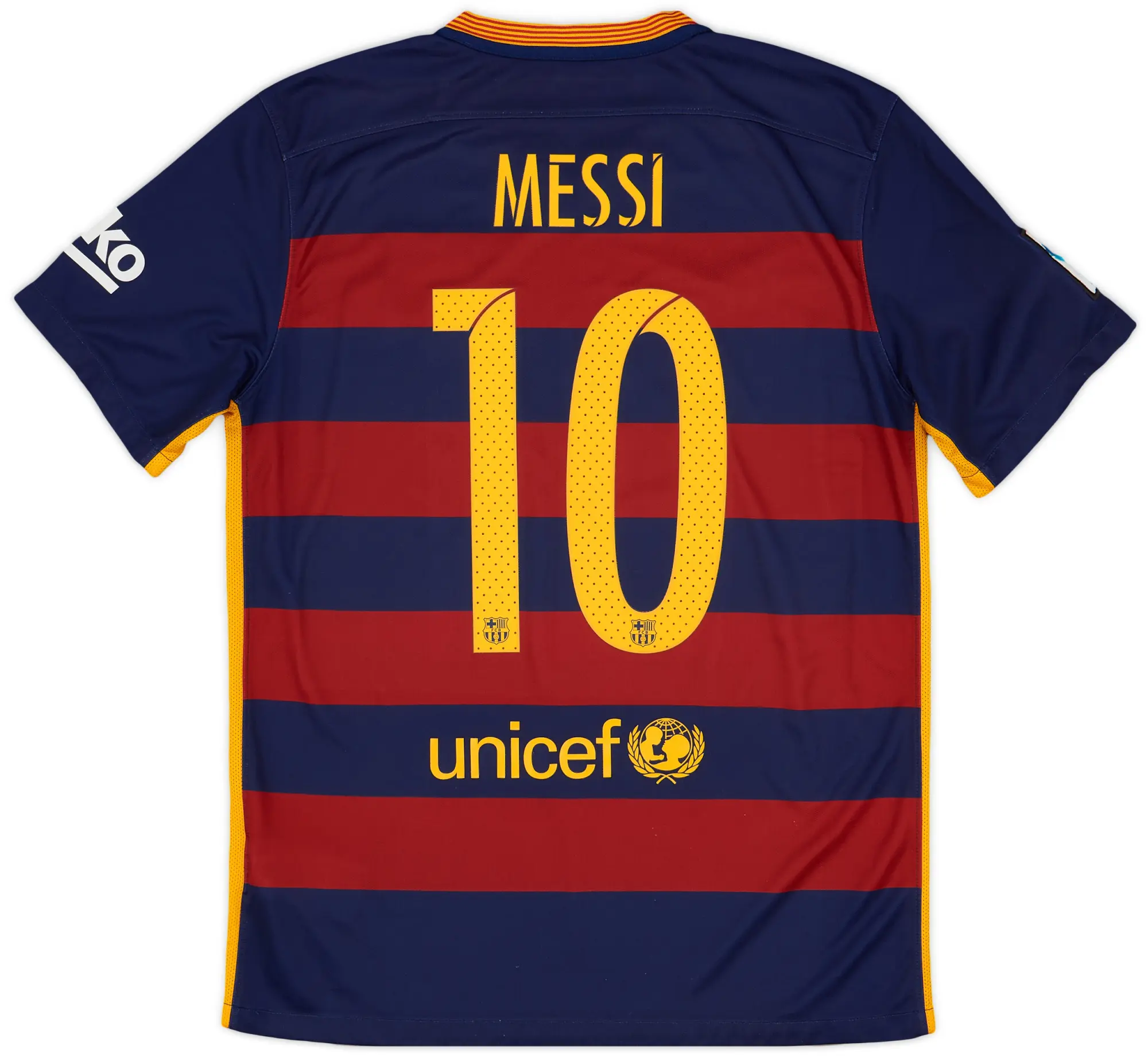 Nike 2015-16 Barcelona Home Shirt Messi #10 - 8/10 - (M)