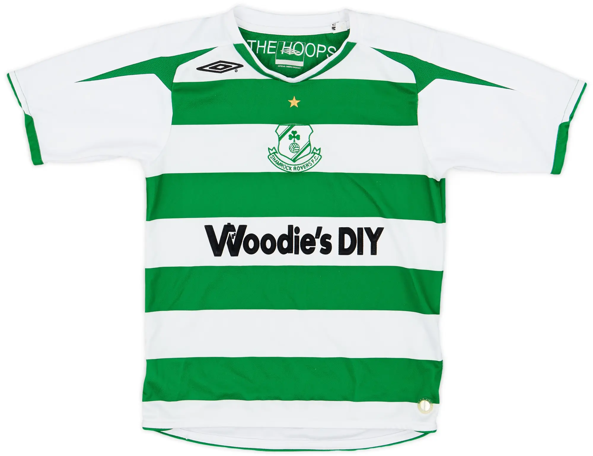 Umbro 2007-09 Shamrock Rovers Home Shirt - 7/10 - (S.Boys)