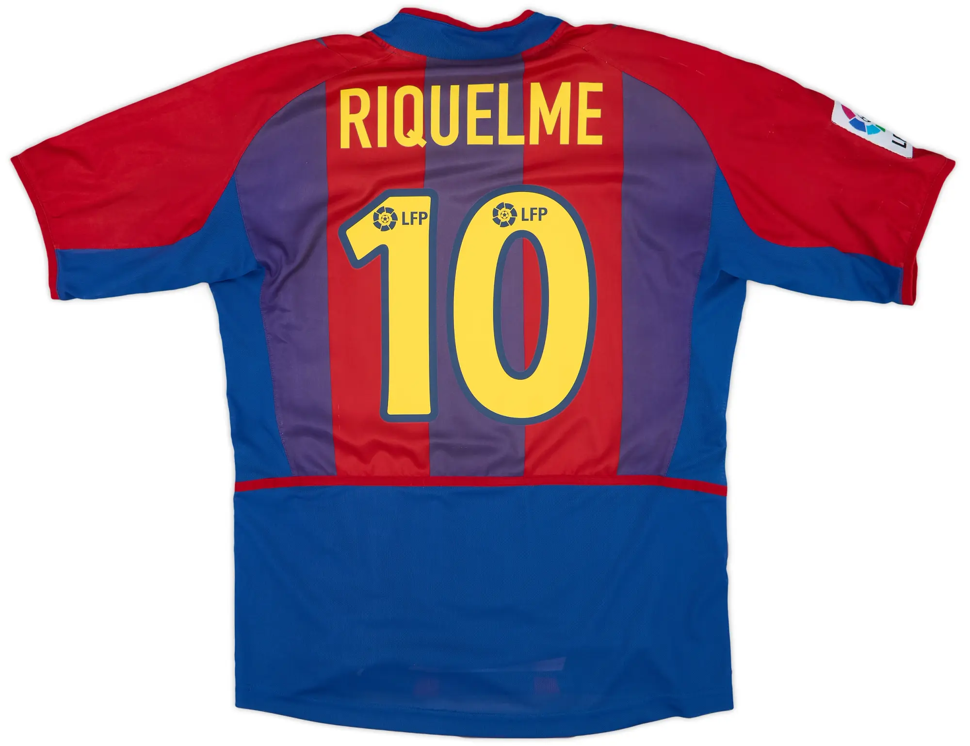 Nike 2002-03 Barcelona Player Issue Home Shirt Riquelme #10 - 7/10 - (M)