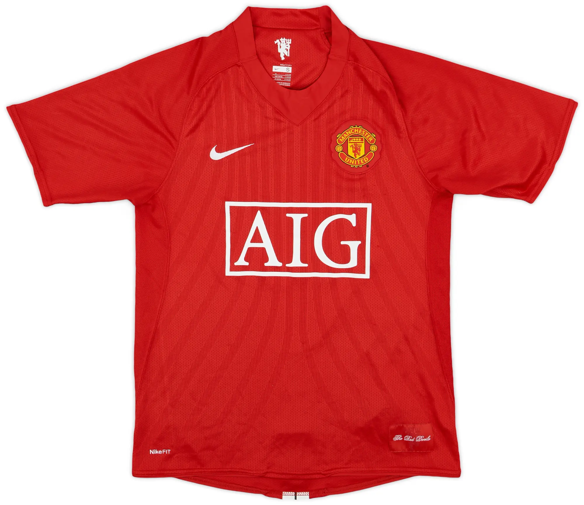 Nike 2007-09 Manchester United Home Shirt Ronaldo #7 - 10/10 - (XL)