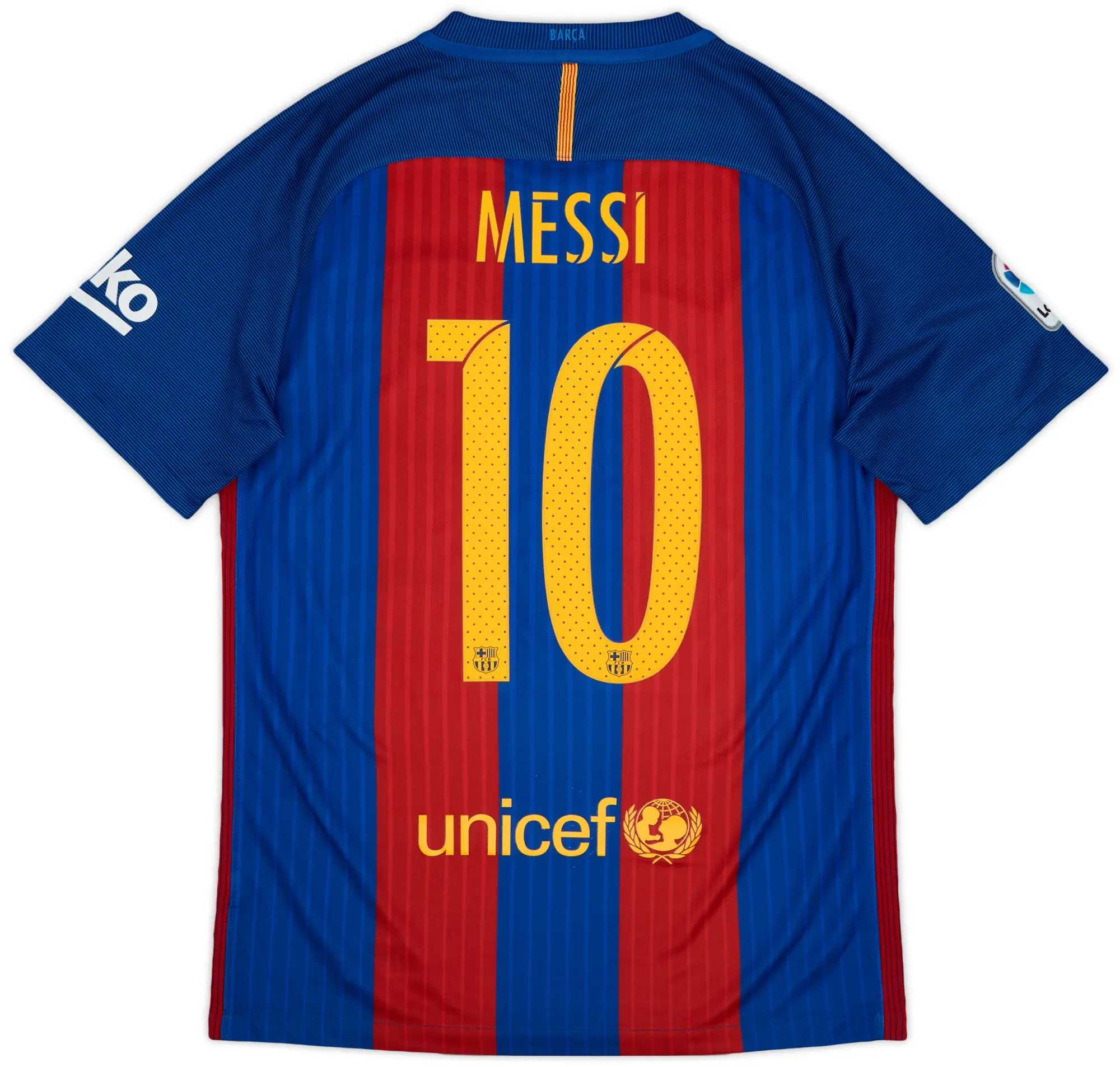 Nike 2016-17 Barcelona Home Shirt Messi #10 - 8/10 - (S)