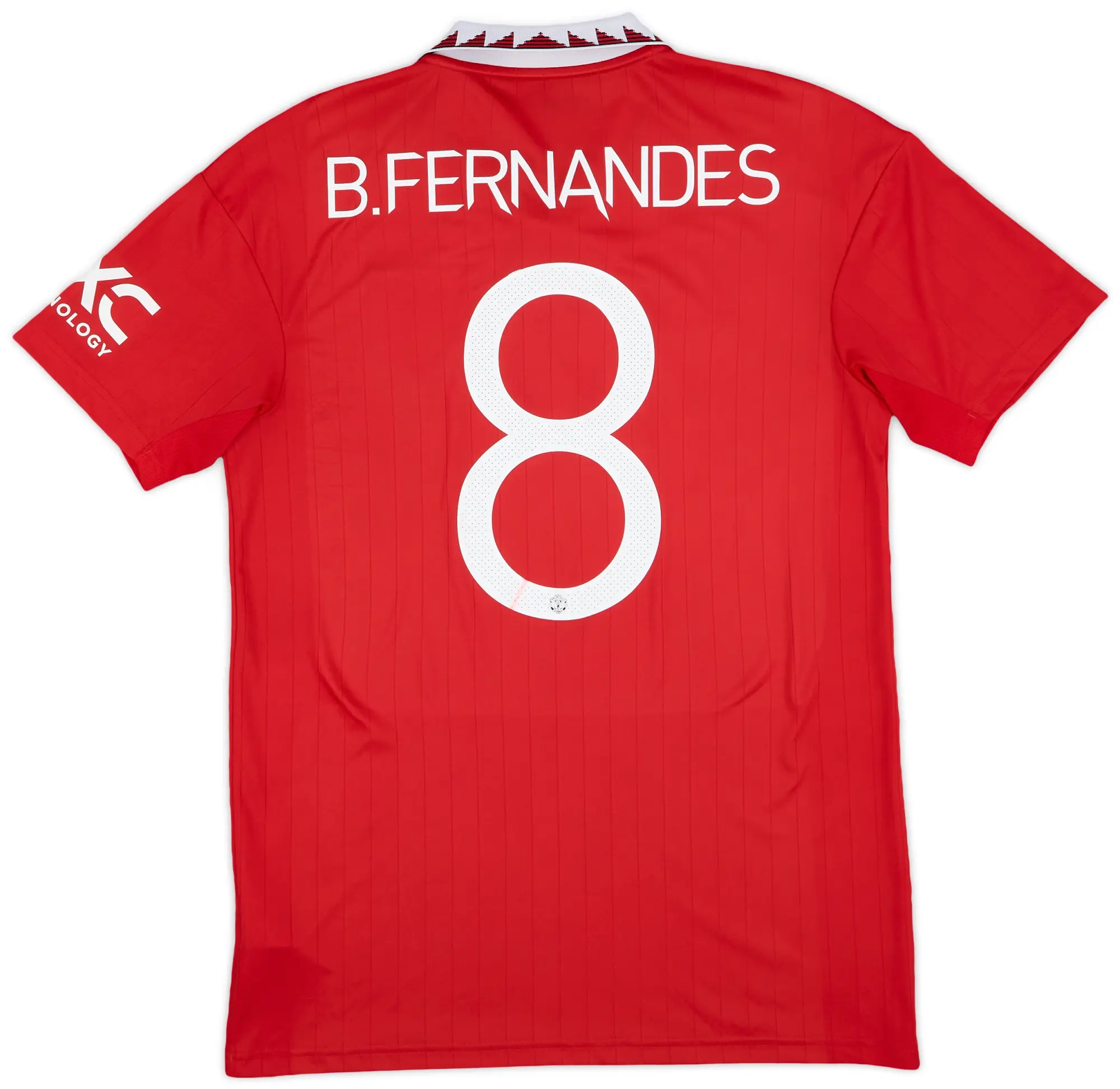 adidas 2022-23 Manchester United Home Shirt B.Fernandes - 6/10 - (M)