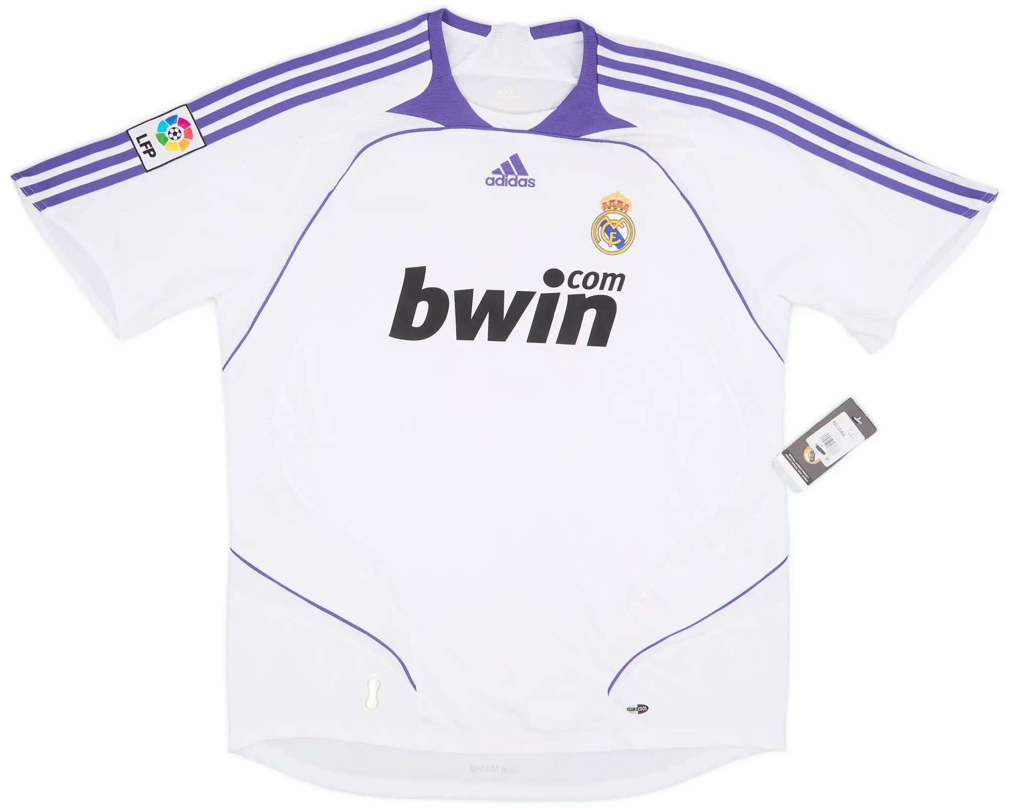 adidas 2007-08 Real Madrid Home Shirt (XL)