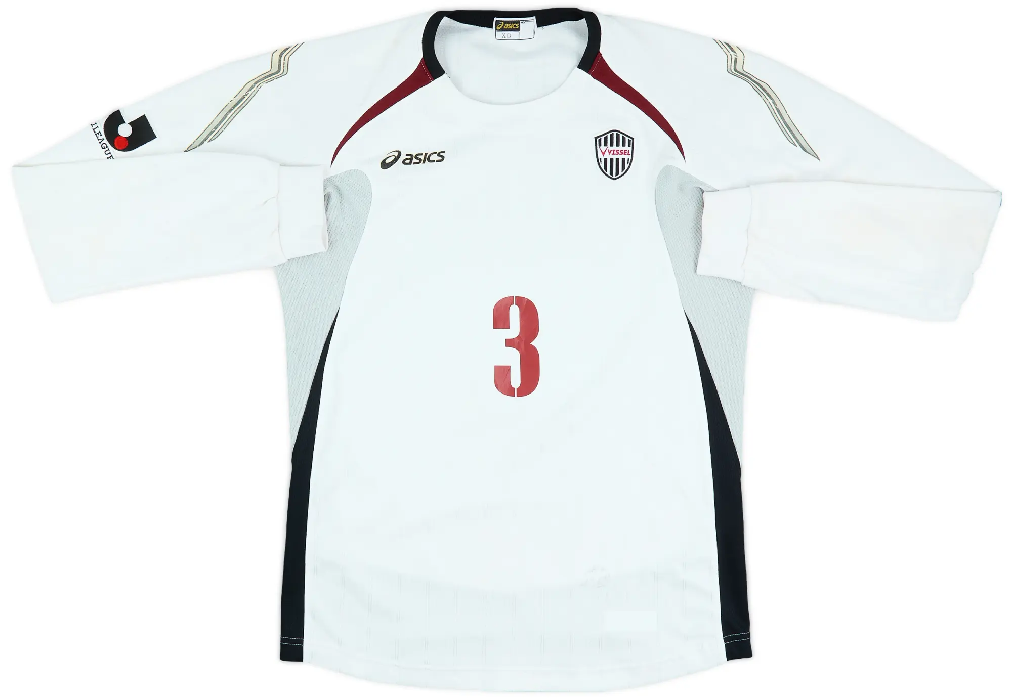 Asics 2007-08 Vissel Kobe Match Issue Away L/S Shirt #3