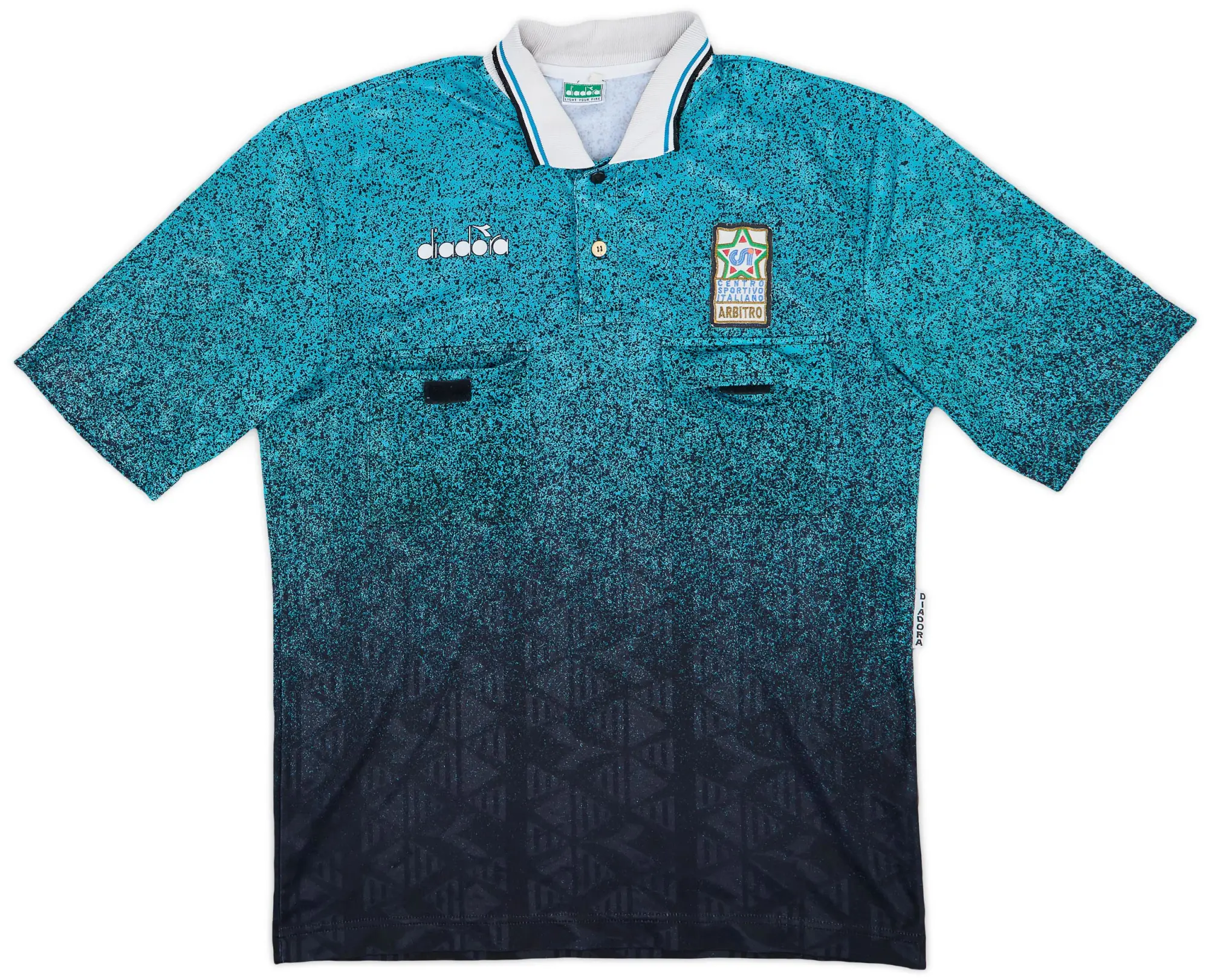 1990s Italy 'Centro Sportivo Italiano' Diadora Referee Shirt - 7/10 - (L)