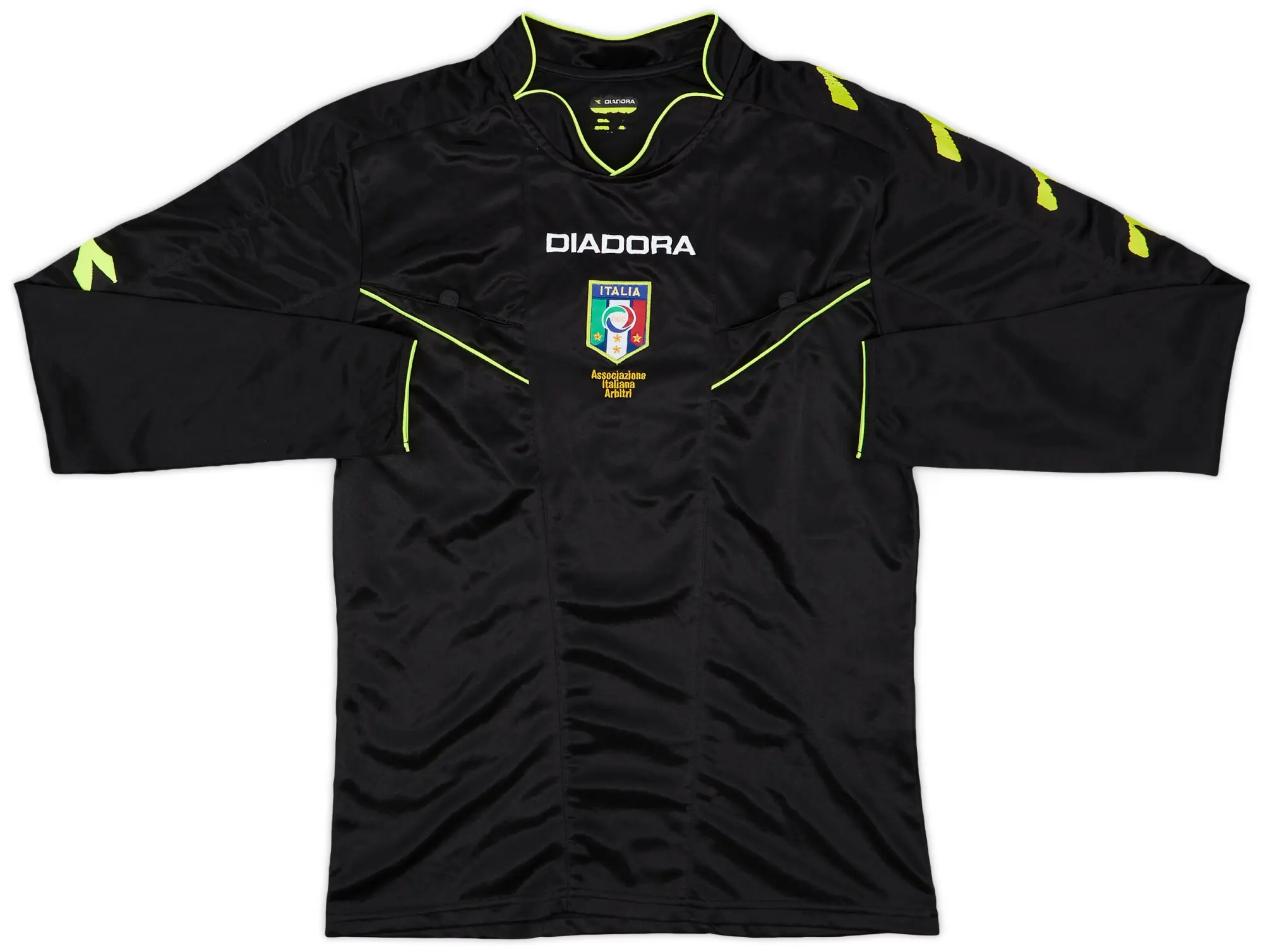 2013-15 Italy Diadora Referee L/S Shirt - 5/10 - (M)