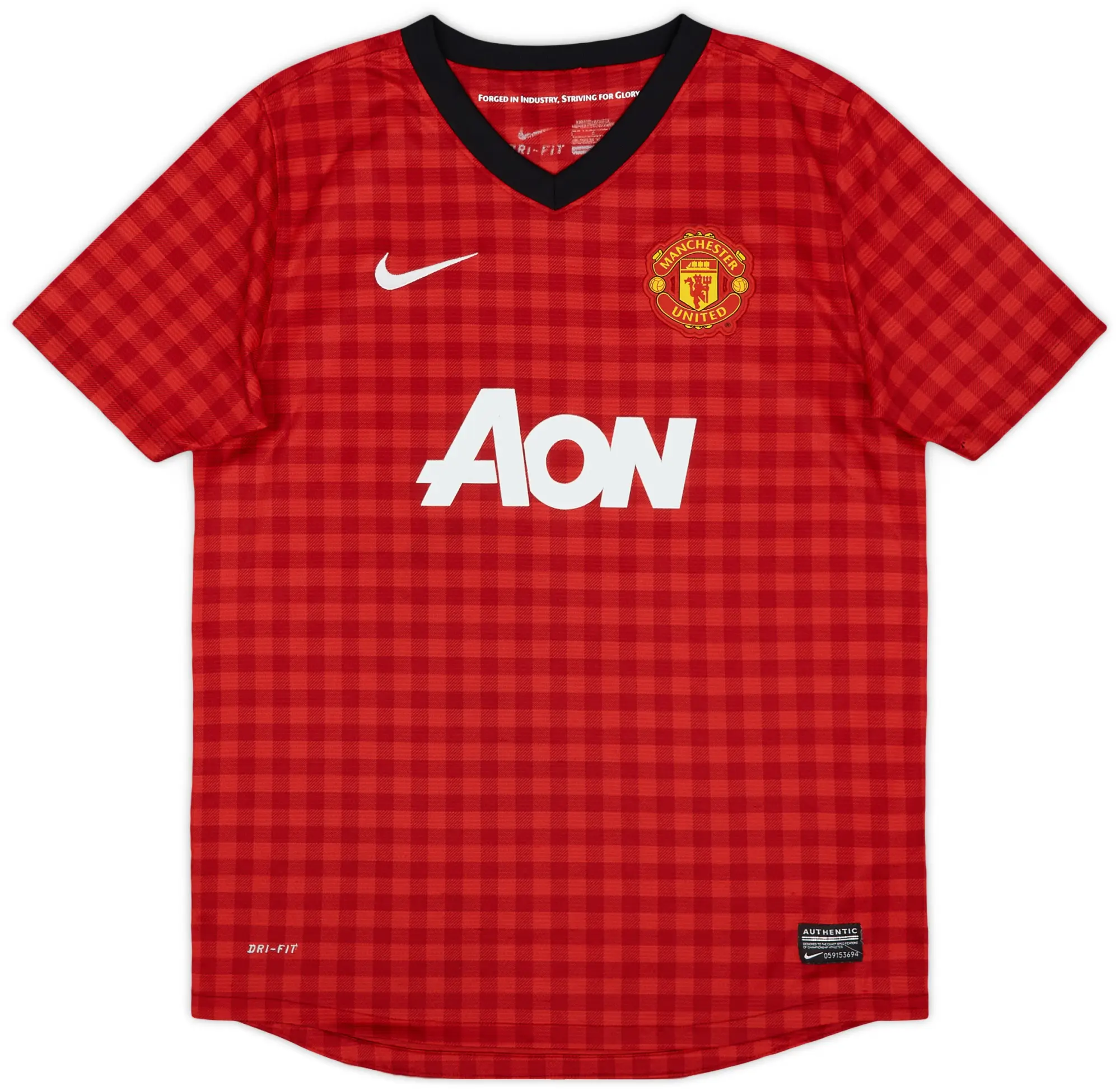 Nike 2012-13 Manchester United Home Shirt - 8/10 - (L.Boys)