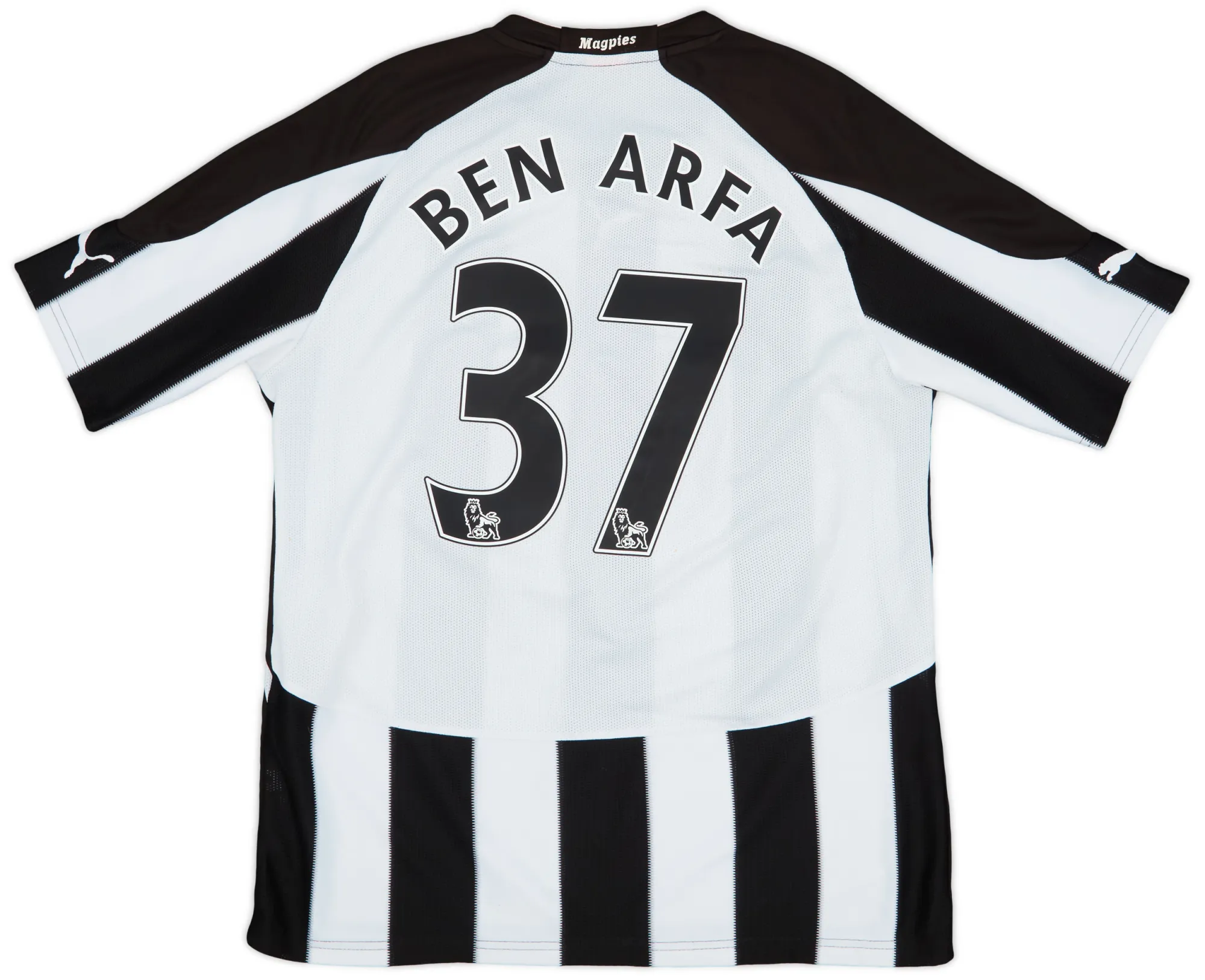 Puma Newcastle United Mens SS Home Shirt 2010/11