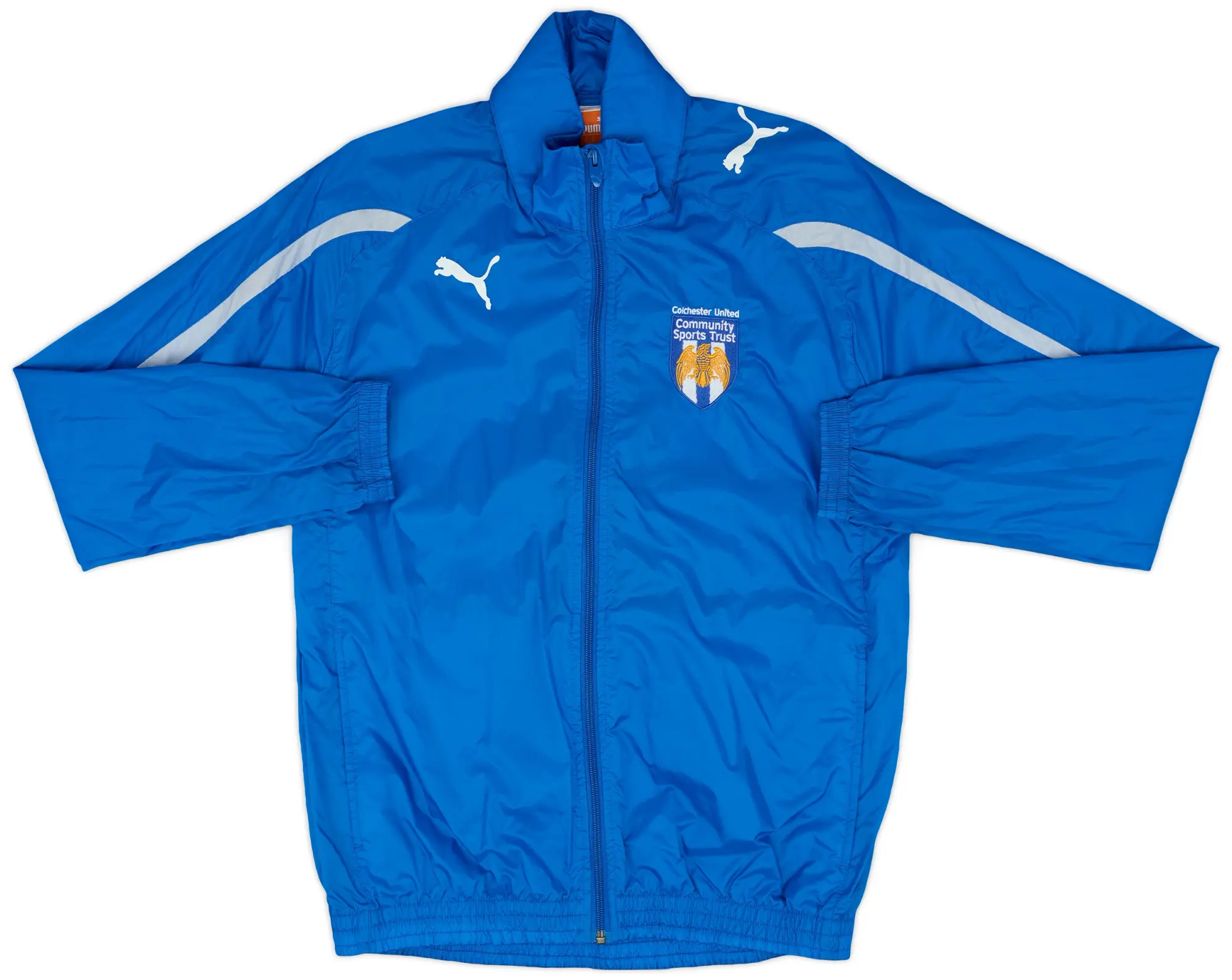 2012-13 Colchester United Puma Hooded Rain Jacket - 8/10 - (S)