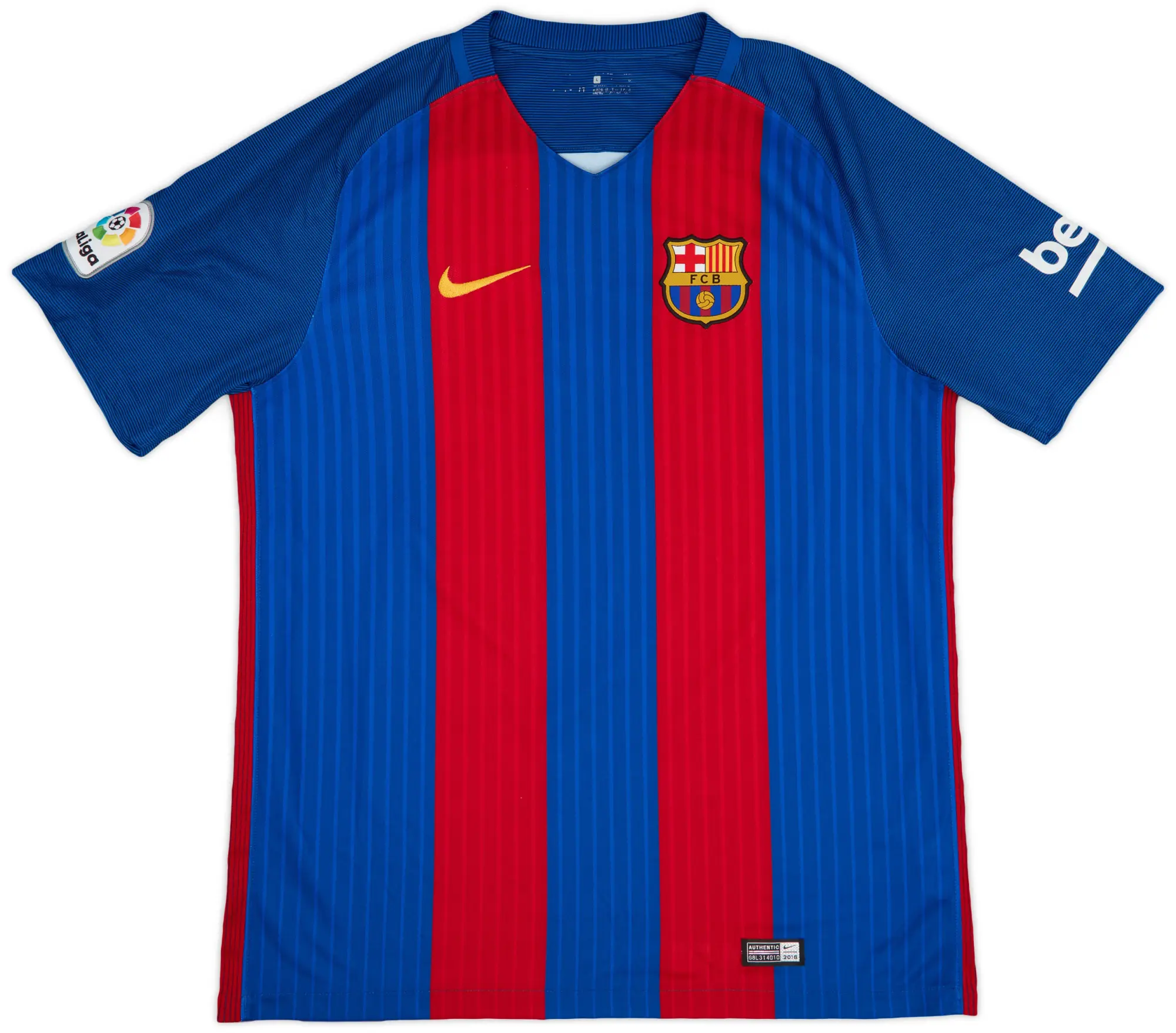 Nike 2016-17 Barcelona Home Shirt - 6/10 - (M.Boys)