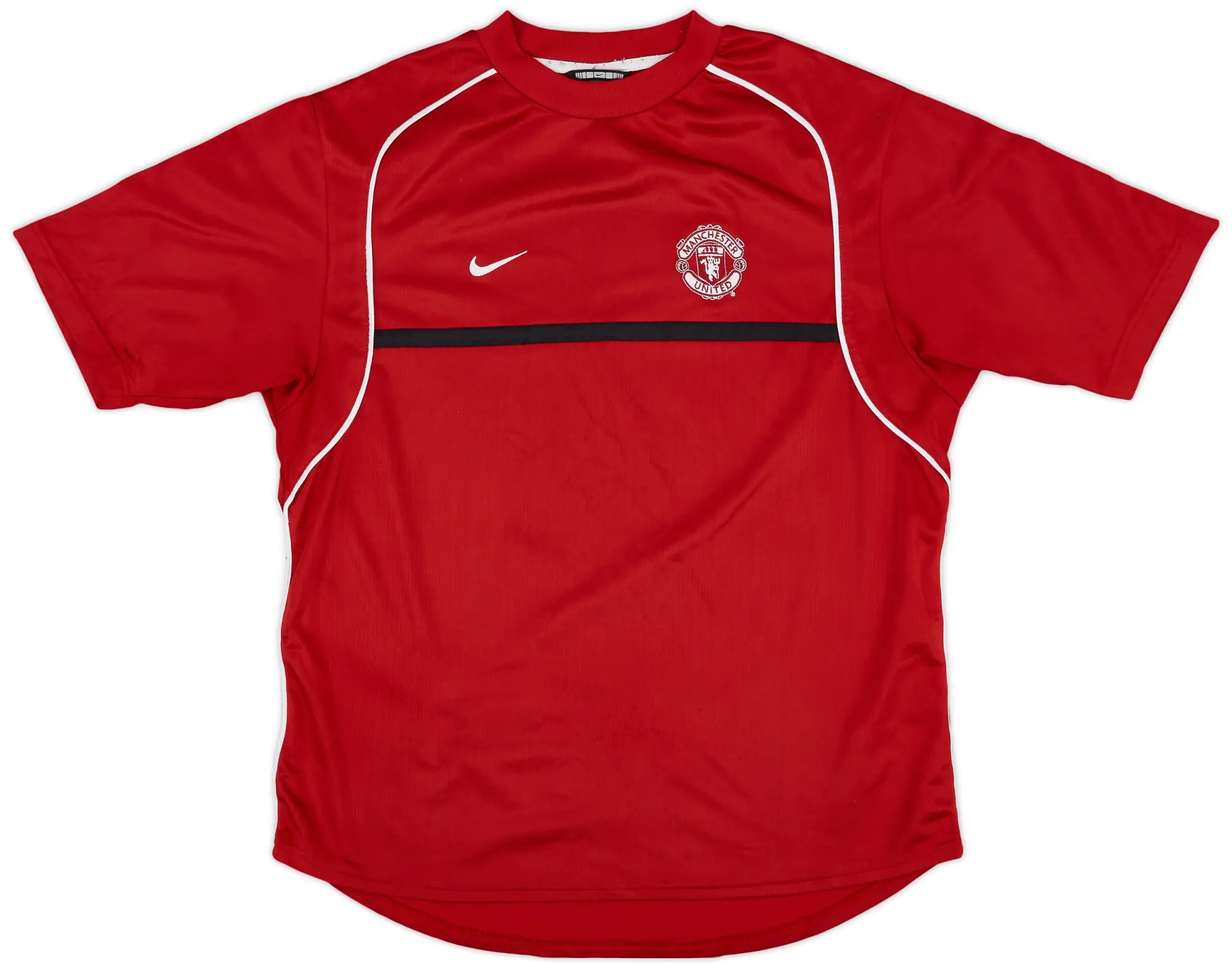 2002-03 Manchester United Nike Training Shirt - 9/10 - (L)