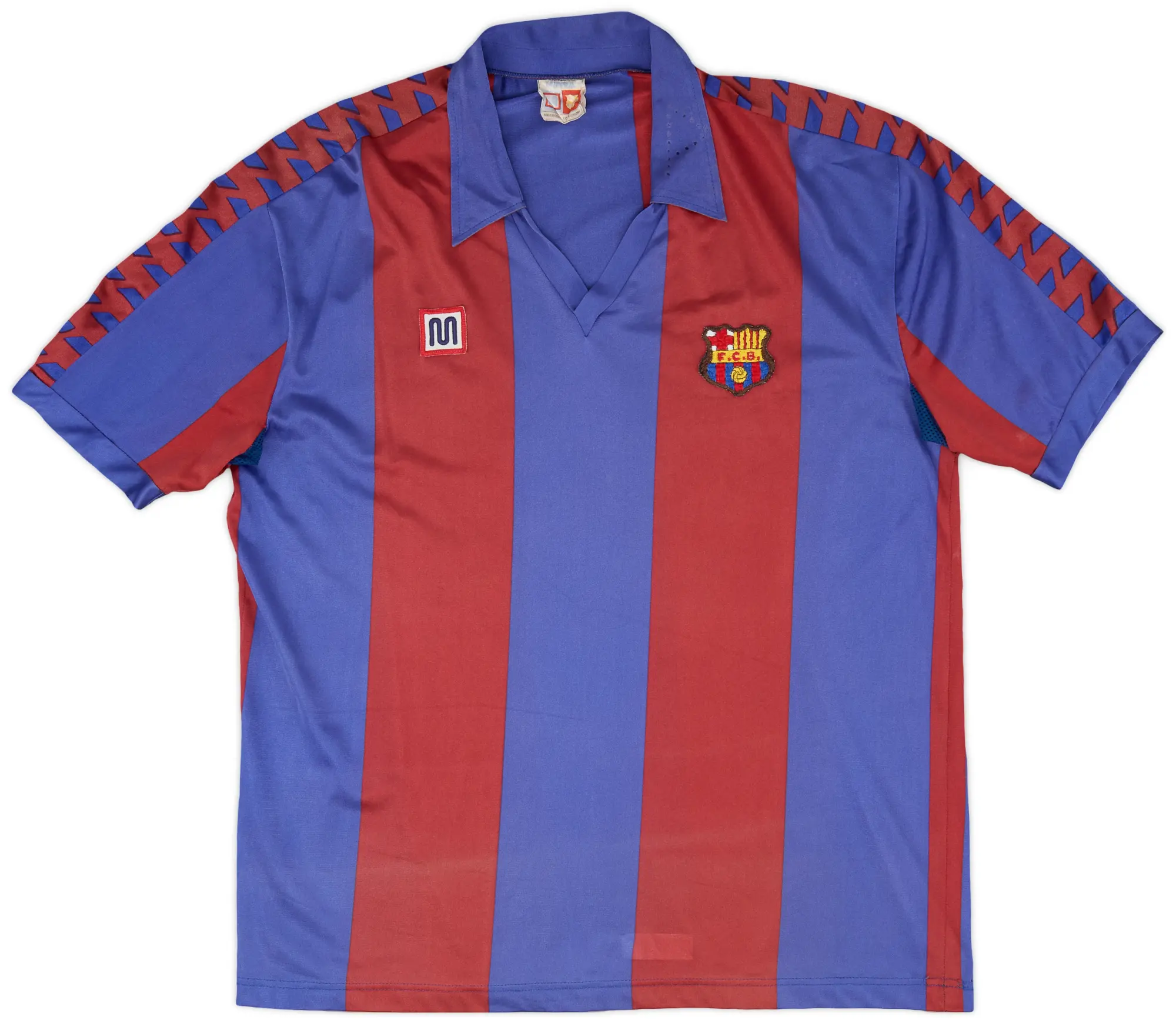 Meyba 1984-89 Barcelona Home Shirt - 4/10 - (XL)