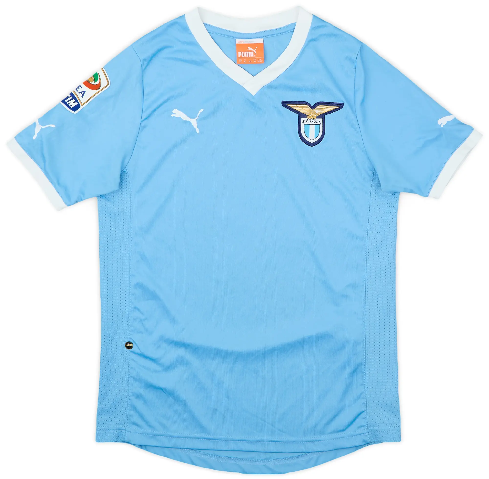 Puma 2011-12 Lazio Home Shirt - 7/10 - (L.Boys)