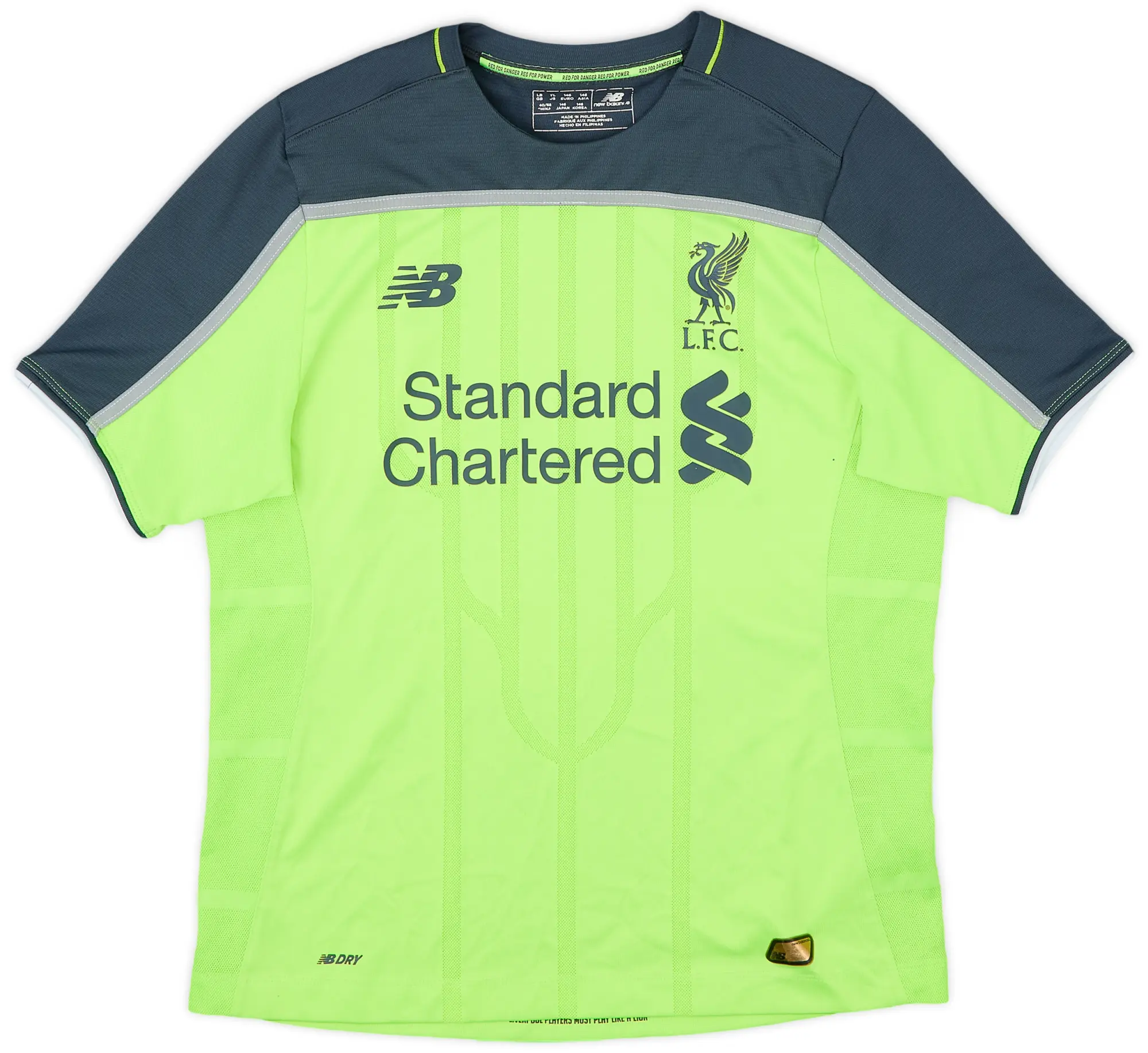 NewBalance 2016-17 Liverpool Third Shirt - 8/10 - (L.Boys)